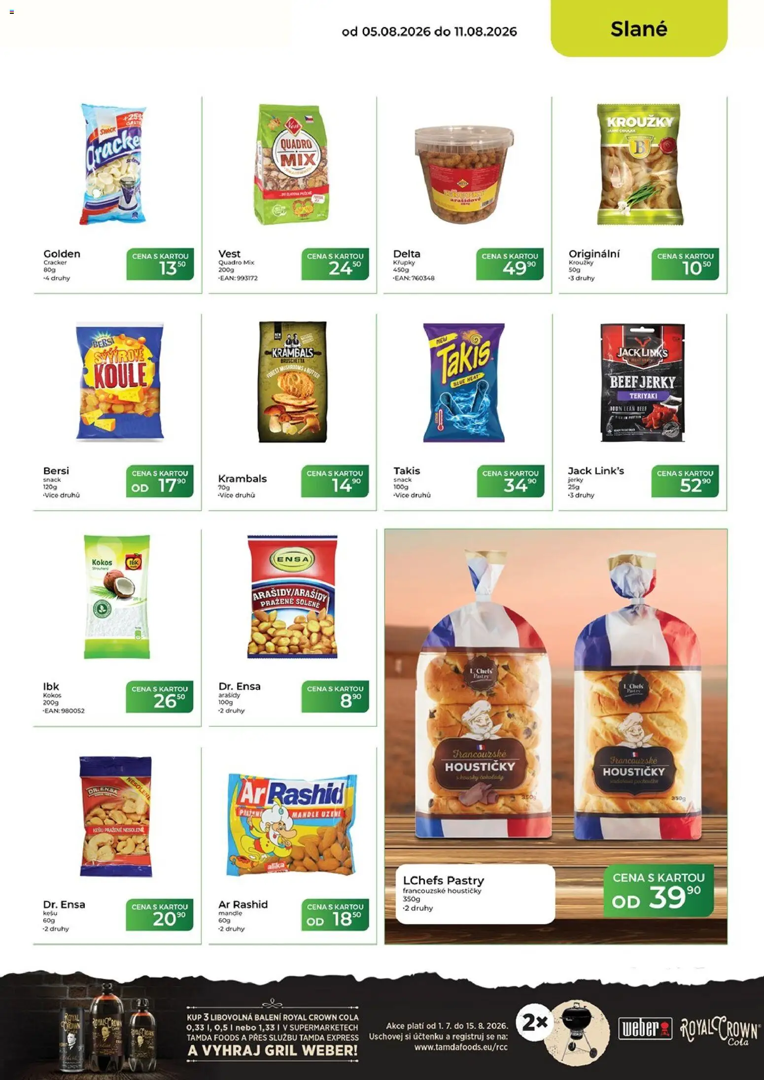 Tamda Foods leták od 05.08.2026 | Strana: 35 | Produkty: Bruschetta, Gril, Mandle, Kokos