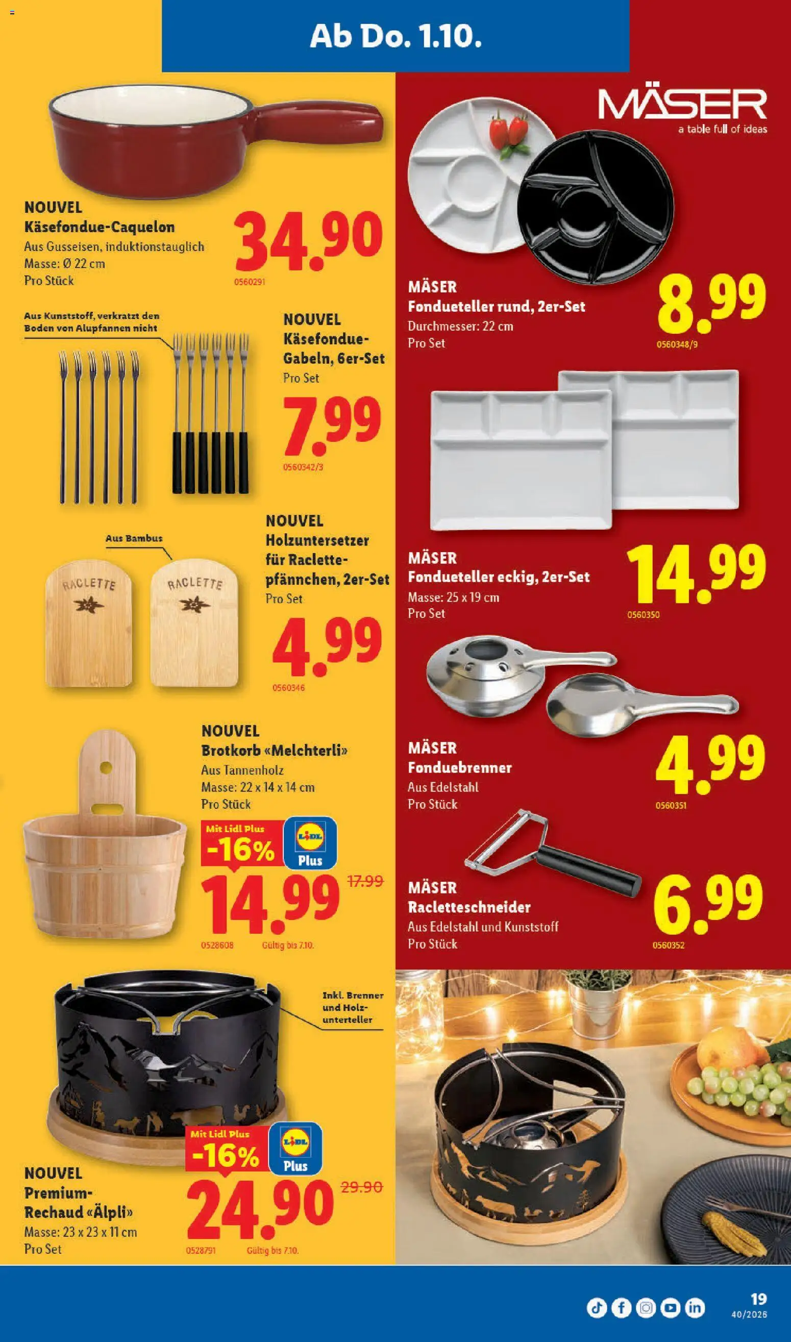 Lidl aktionen – gültig ab 01.10.2026 | Seite: 19
