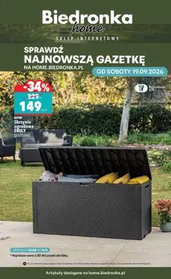 Pogląd oferty "Biedronka gazetka - Home" - ważna od 19.09.2026