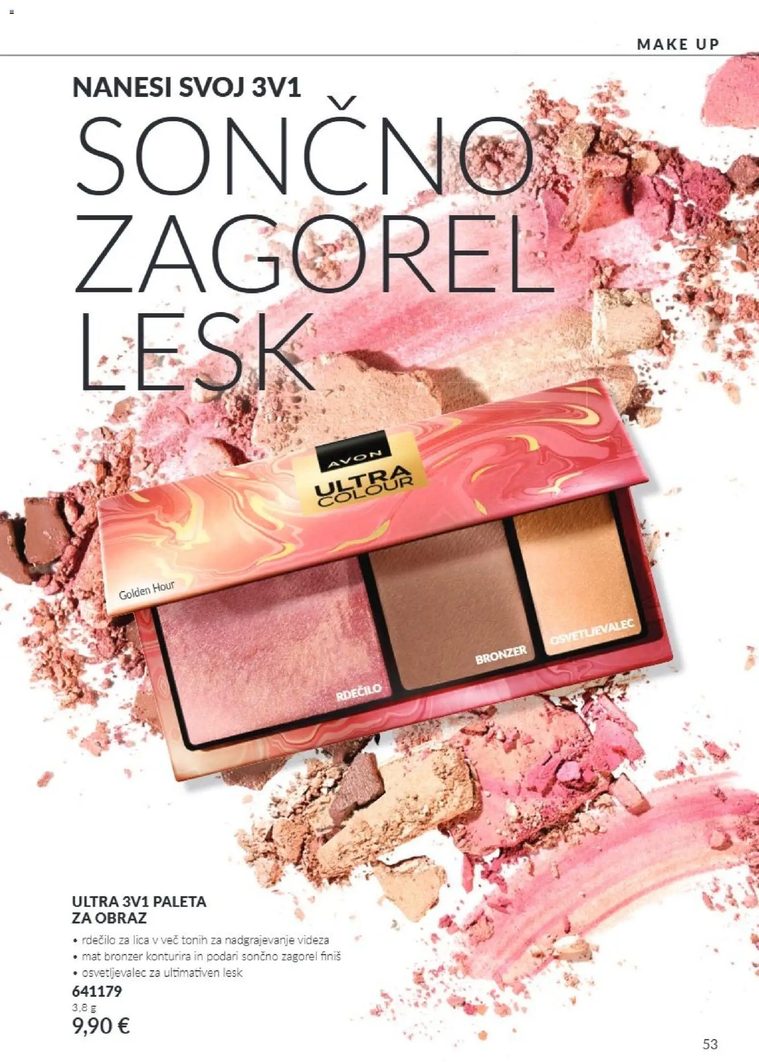 Novi Avon katalog ponudbe – veljaven od 01.10.2026 | Stran: 53 | Izdelki: Rdečilo za lica, Bronzer