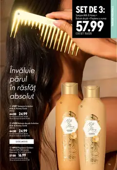 Ofertele Oriflame valabile de la 17.06.2026 | Pagină: 115 | Produse: Pieptene, Șampon, Balsam, Balsam de păr