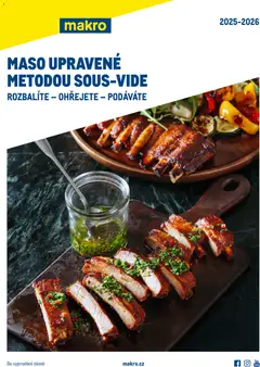 Náhled letáku Makro leták - Maso upravené metodou sous-vide od 01.11.2025