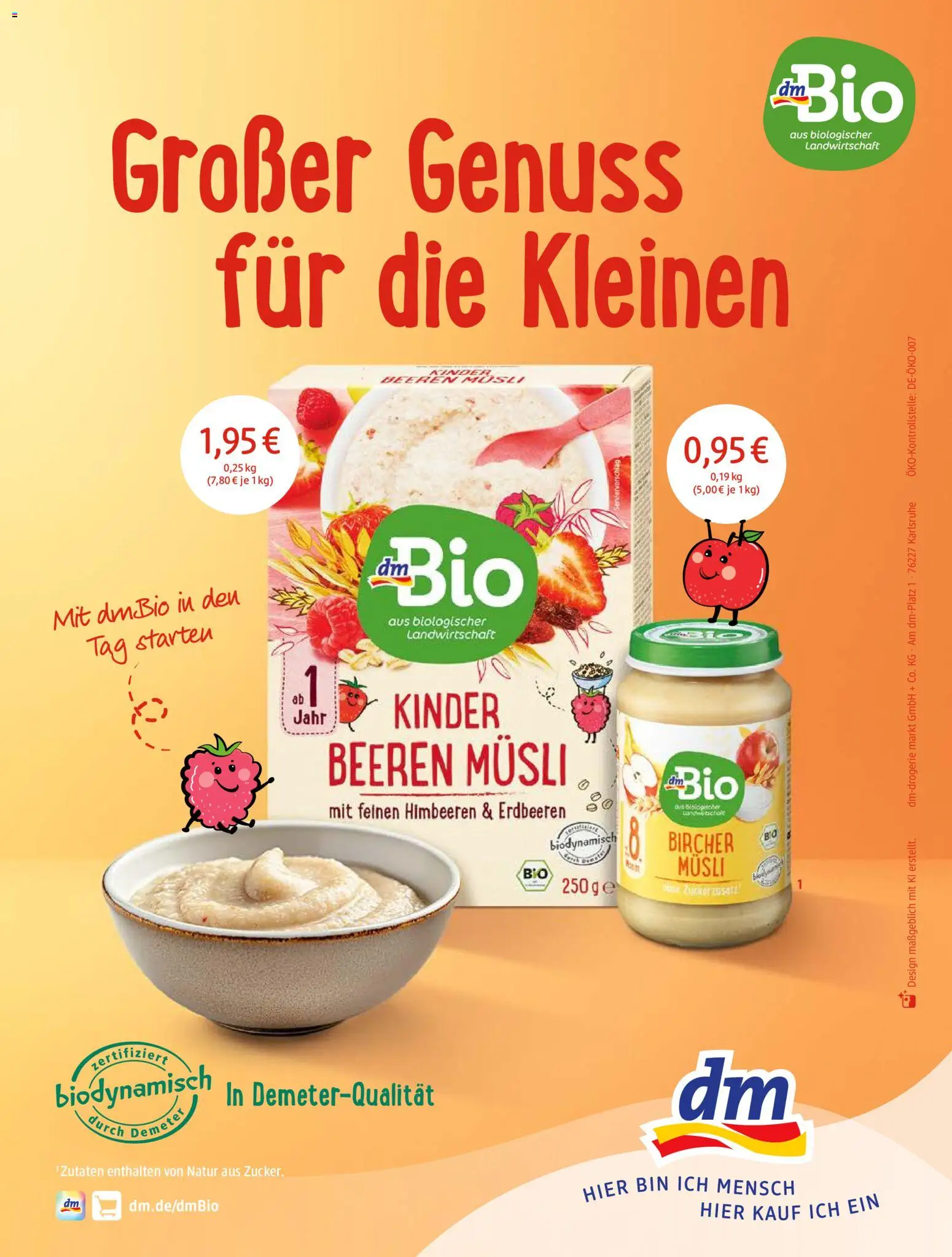 dm drogerie Prospekt 	 – gültig ab 01.04.2026 | Seite: 44 | Produkte: Musli, Himbeeren, Erdbeeren