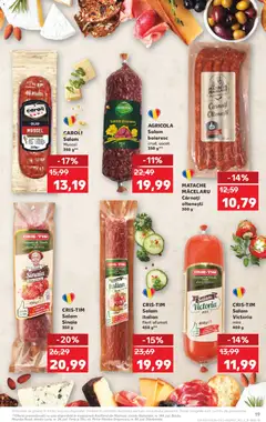 Ofertele Kaufland valabile de la 24.06.2026 | Pagină: 19 | Produse: Salam, Pește, Cârnați