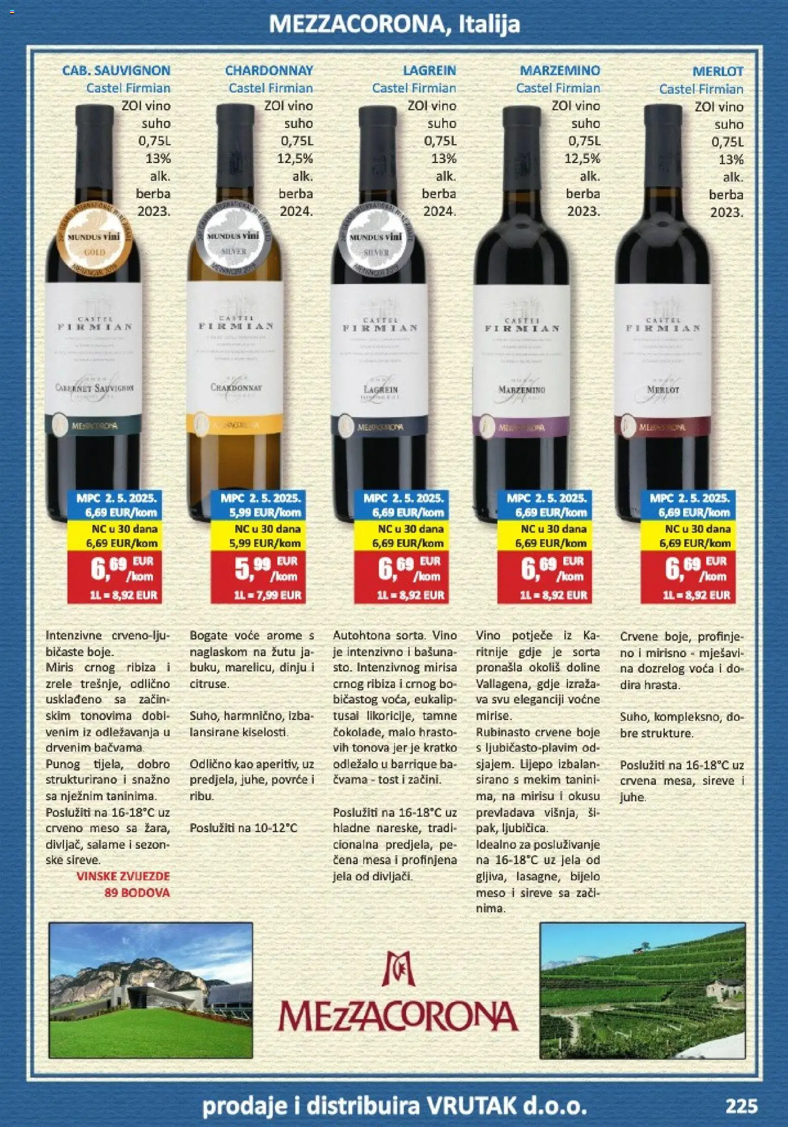 Vrutak katalog | vrijedi od 01.11.2025 | Stranica: 225 | Proizvodi: Miris, Vino, Povrće, Voće