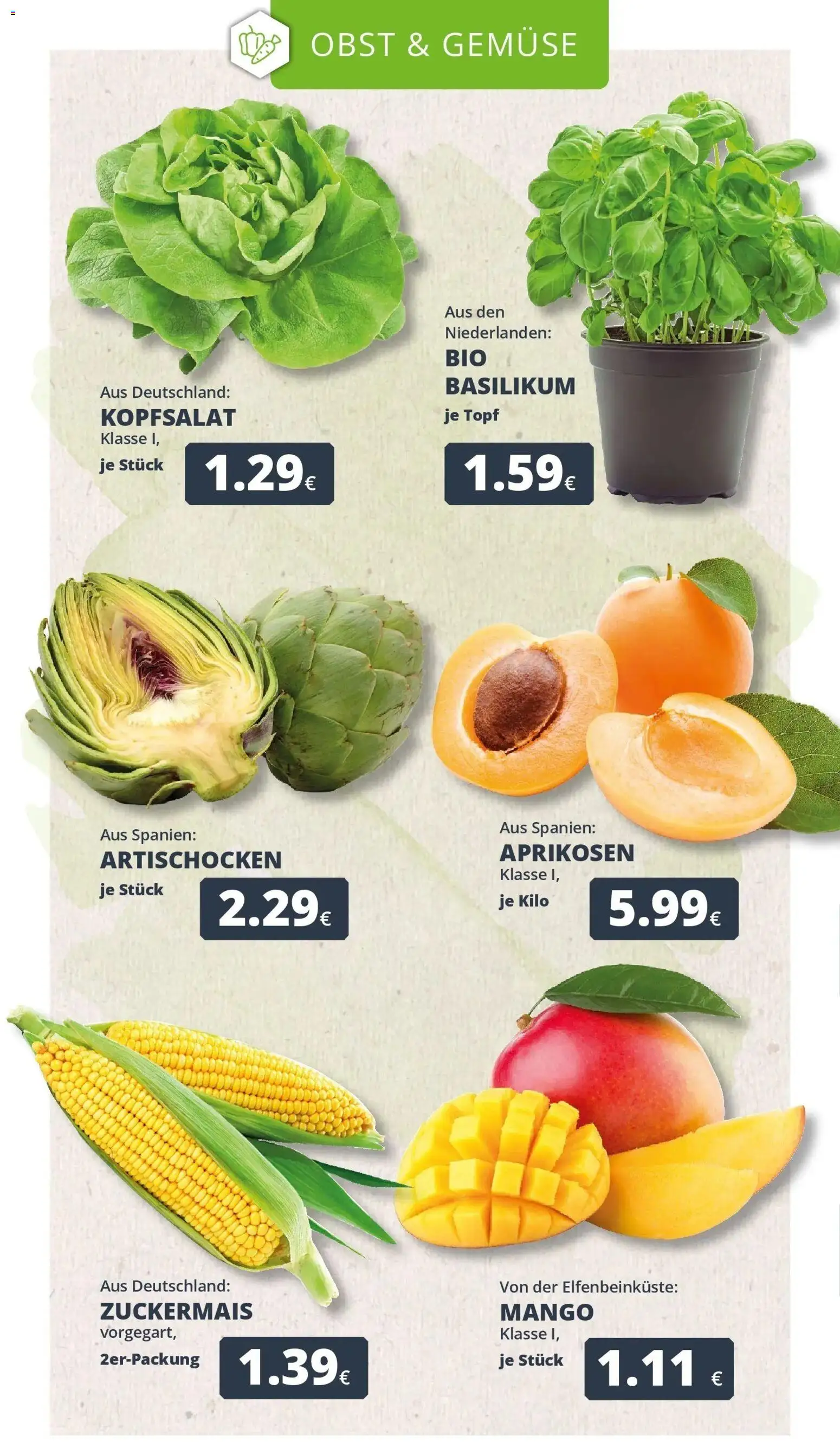 Rewe Prospekt Bergheim – gültig ab 17.05.2026 | Seite: 9 | Produkte: Gemüse, Obst, Mango