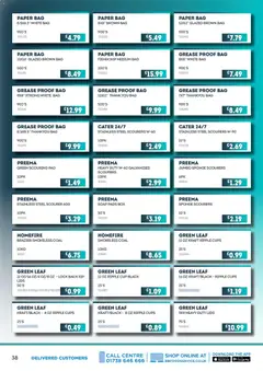 Preview of Bestway - Offers valid from 09/10/2026 | Page: 38 | Products: Scouring pad, Box, Soap, Bag