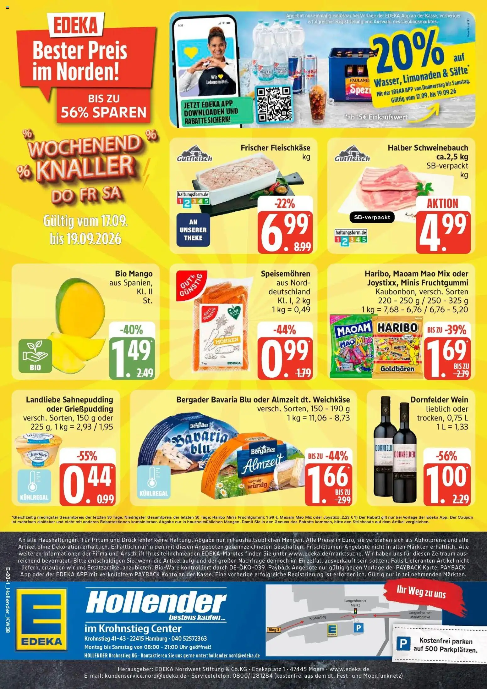 Edeka Prospekt Hamburg (ab 14.09.2026) » Angebote Online | Seite: 28 | Produkte: Mohren, Mango, Wein, Uhr
