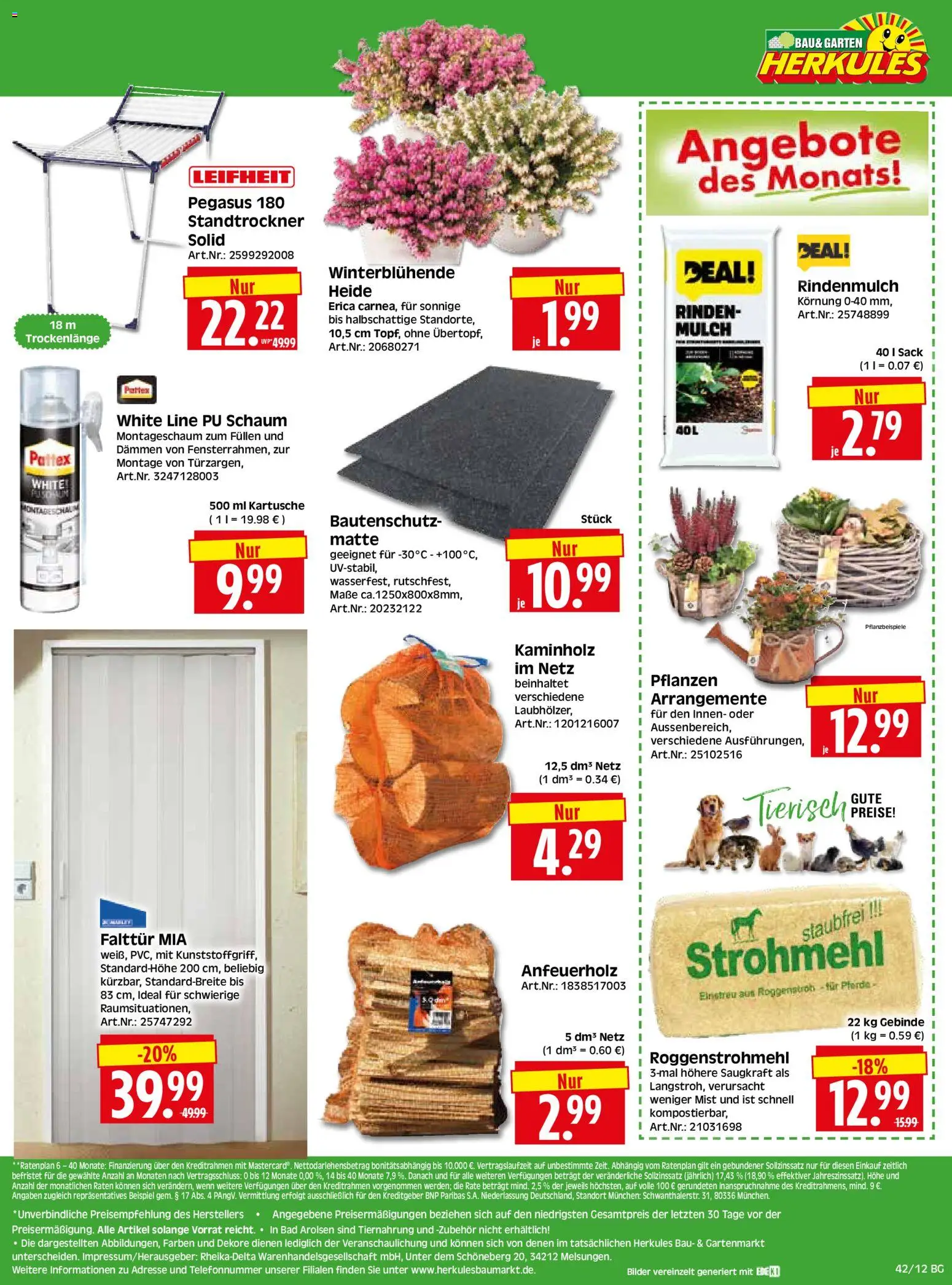 HERKULES Bau & Garten – gültig ab 12.10.2026 | Seite: 12 | Produkte: Rindenmulch, Bad, Bilder