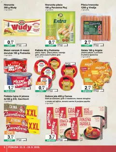 KTC Katalog - Pregled kataloga iz trgovine KTC, vrijedi od 23.09.2026 | Stranica: 8 | Proizvodi: Tjestenina, Mesne okruglice, Pasta, Kuhinja