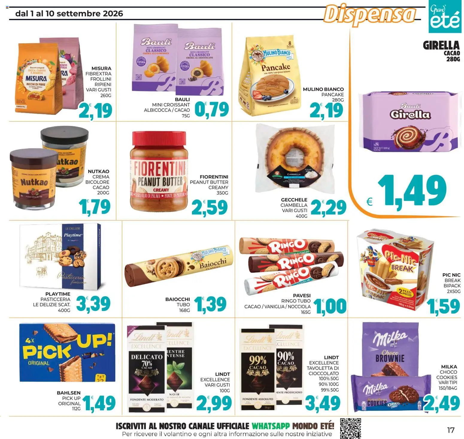 Volantino Eté del 01/09/2026 | Pagina: 17 | Prodotti: Olio, Tubo, Zucca, Arancia