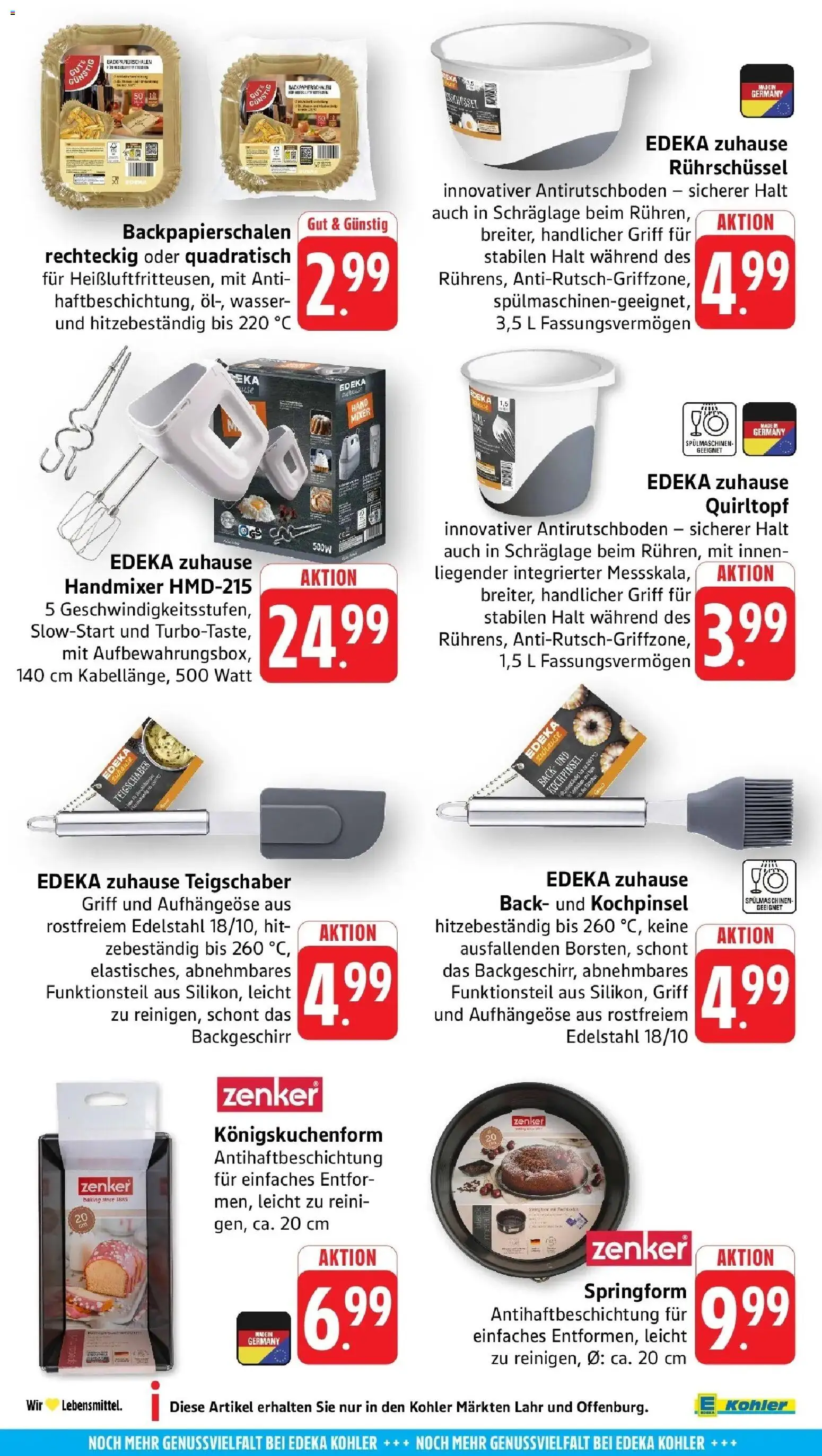 Angebote – gültig ab 27.04.2026 | Seite: 71 | Produkte: Mixer, Handmixer, Wasser
