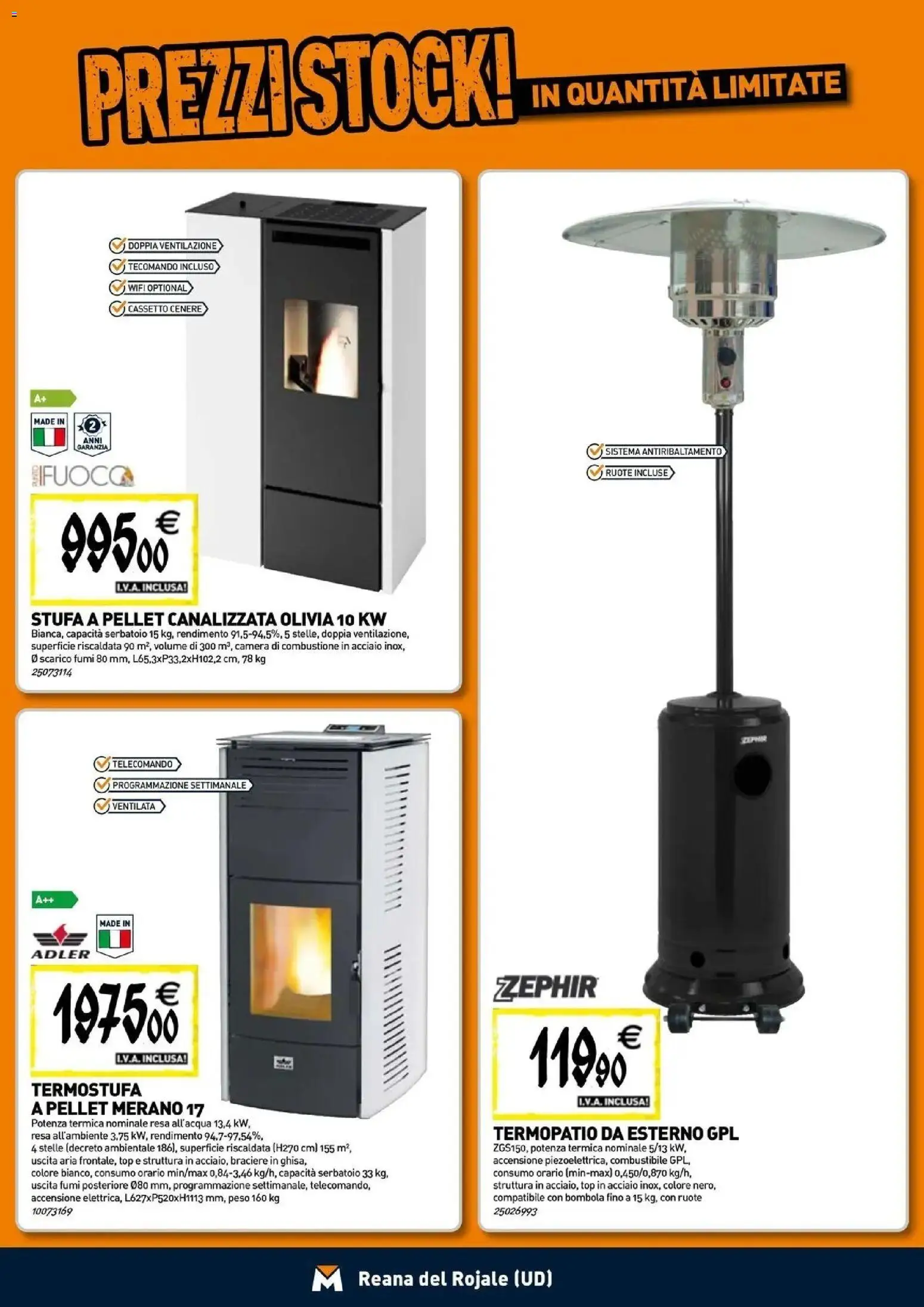 Nuovo TECNOMAT - Straordinari prezzi stock! dal 24/09/2026 > offerte anteprima 🛍️ | Pagina: 8 | Prodotti: Pellet, Telecomando, Stufa, Top