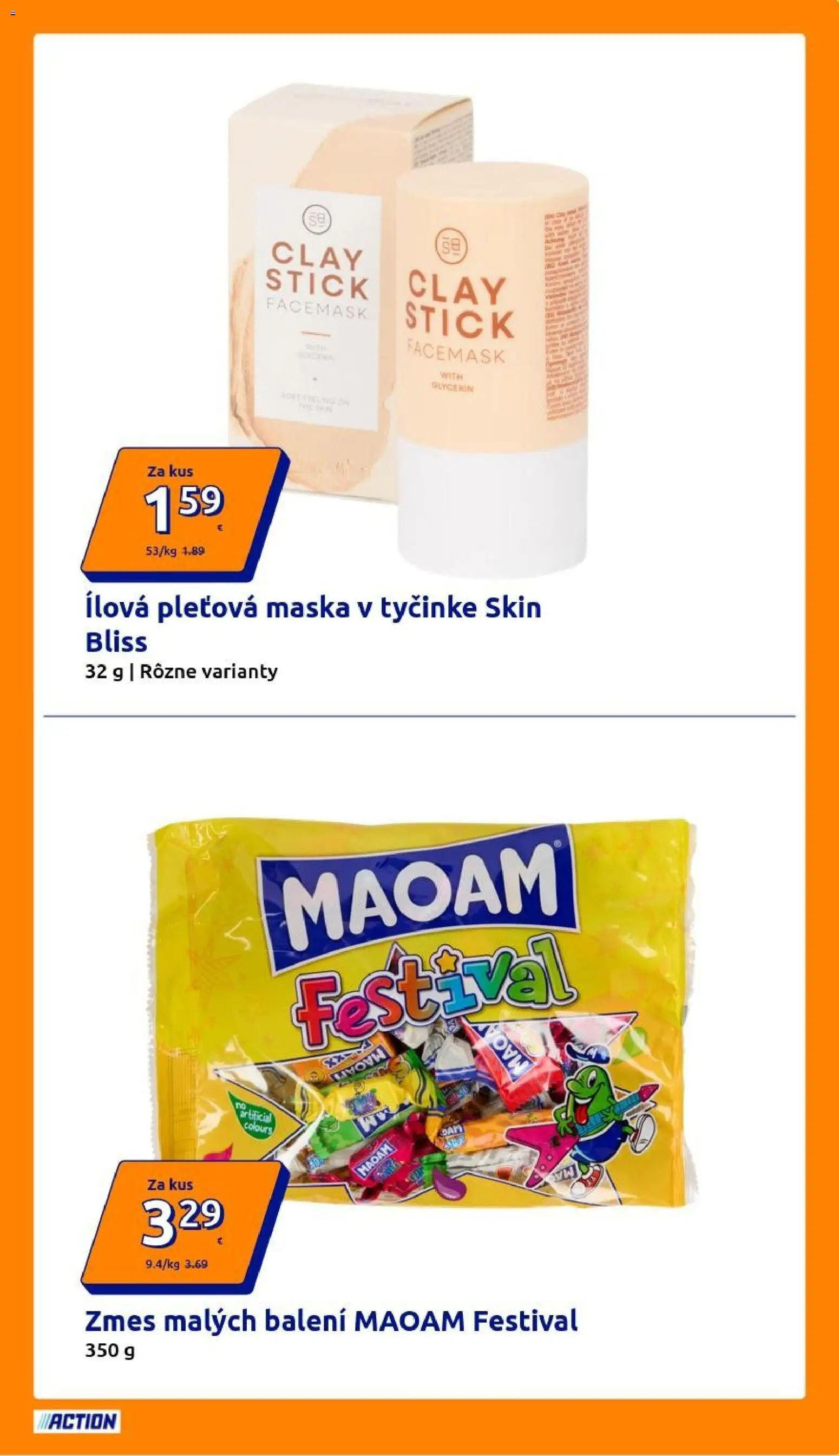Nové Action akcie – leták je platný od 19.08.2026 | Strana: 21 | Produkty: Maska
