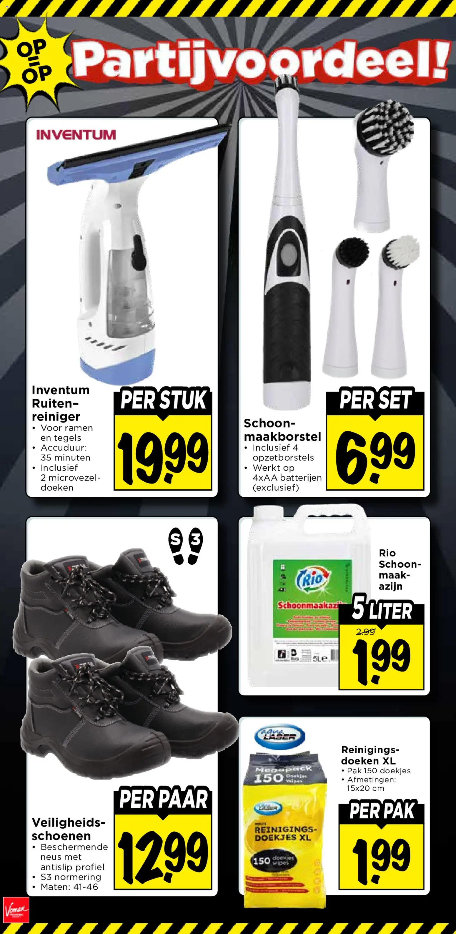 {H1} | Pagina: 38 | Producten: Schoenen, Doeken, Tegels, Batterijen