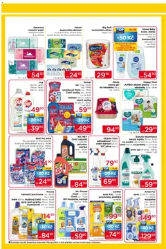 Náhled letáku Top drogerie leták od 09.07.2026 | Strana: 3 | Produkty: Čistič myčky, Prací gel, Pronto, Koupelna