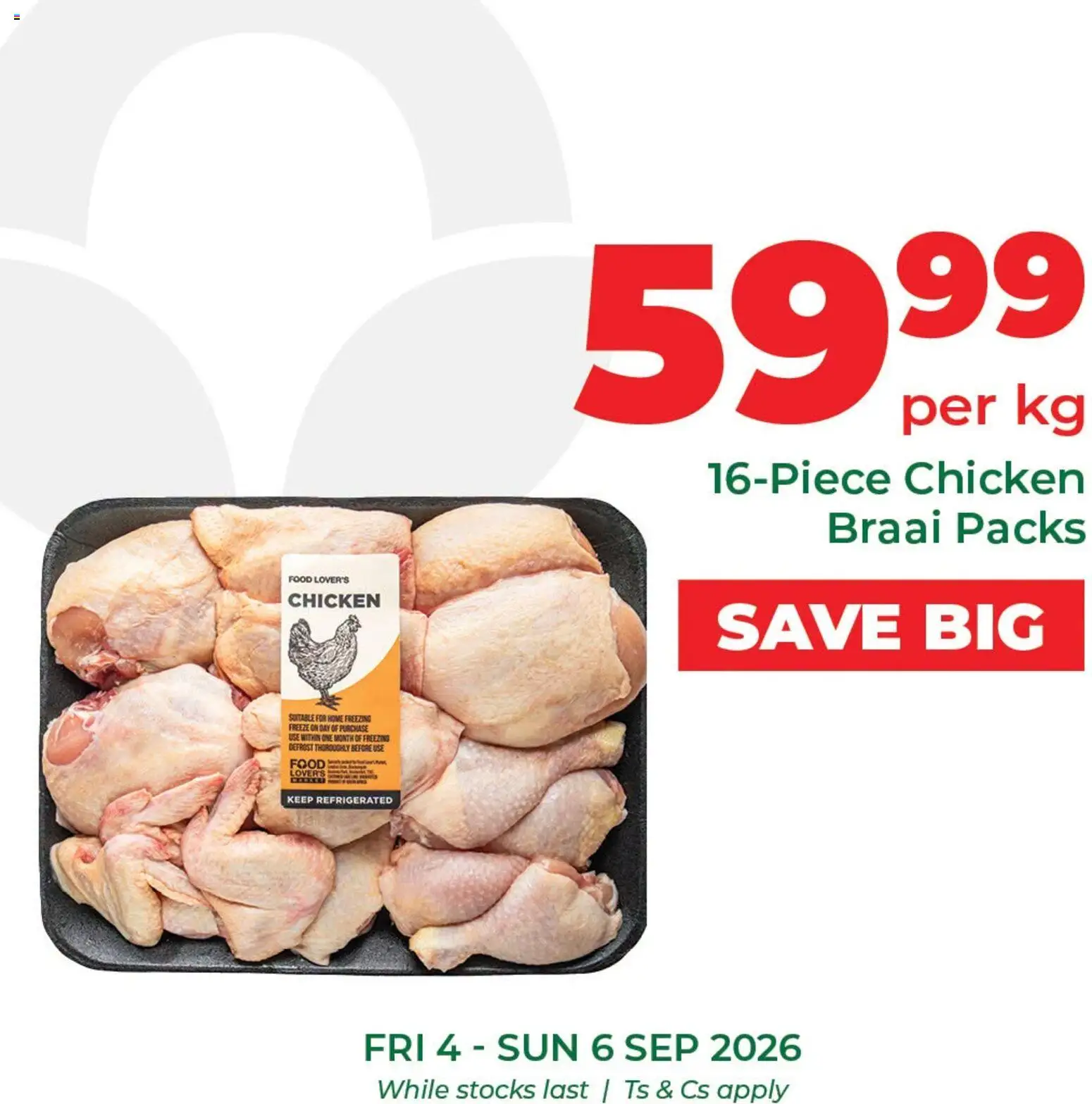 New Food Lover's Market catalogue – valid from 04/09/2026 | Page: 5 | Products: Chicken