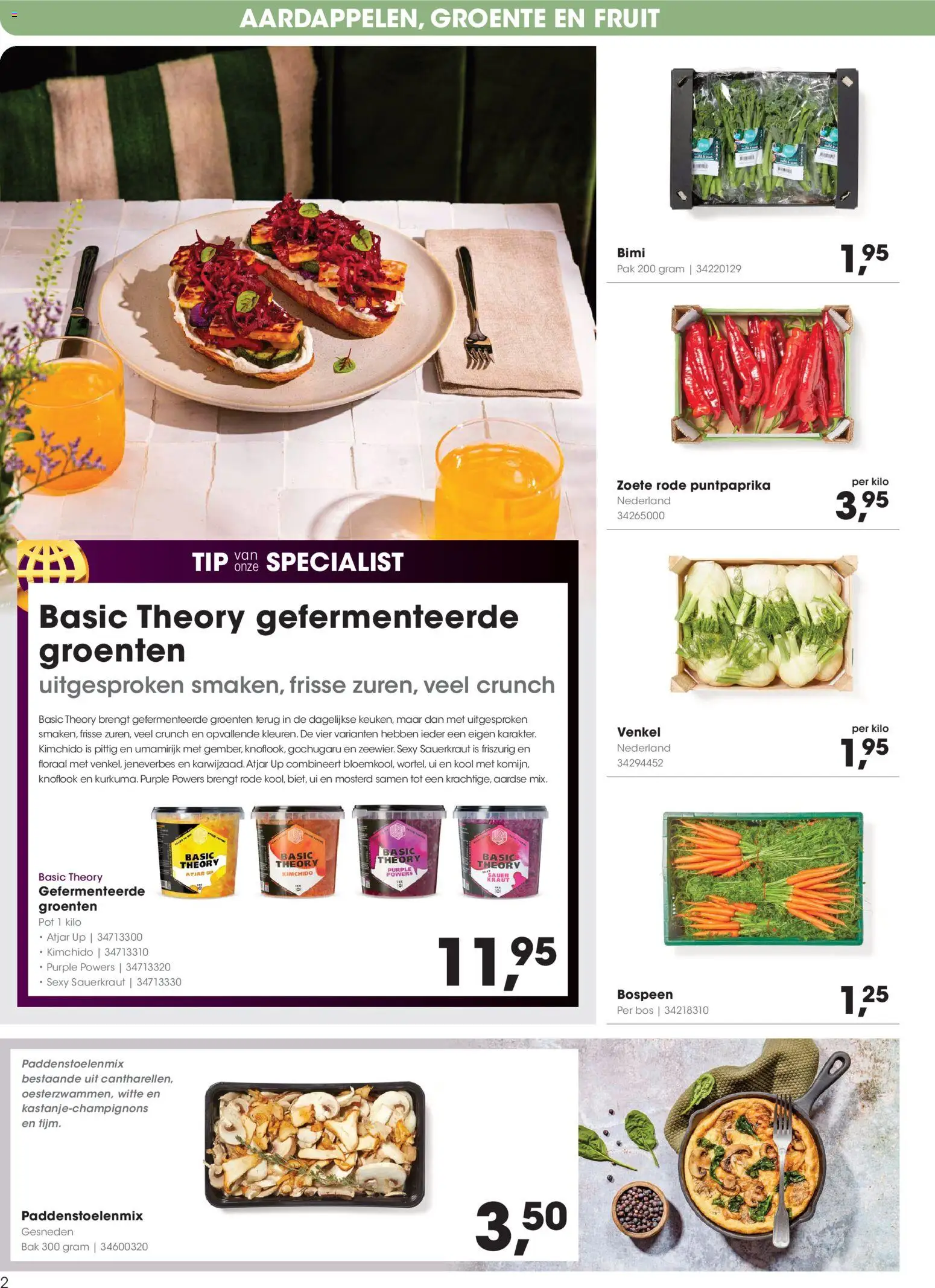 {H1} | Pagina: 2 | Producten: Kool, Mosterd, Fruit, Groenten