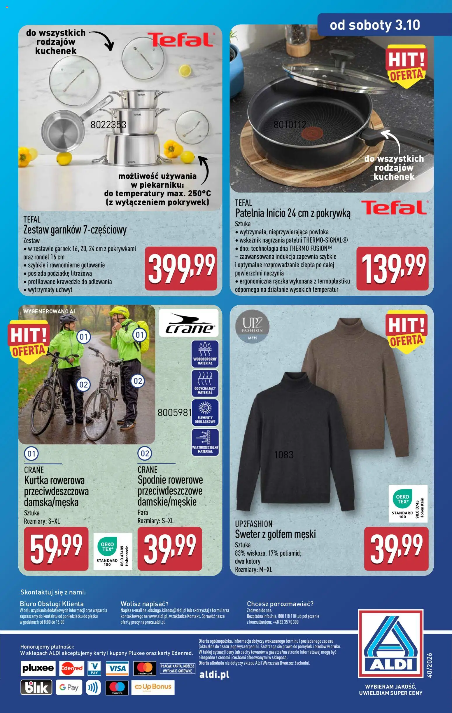Aldi gazetka - Artykuły przemysłowe i tekstylia od 30.09.2026 | Strona: 14
