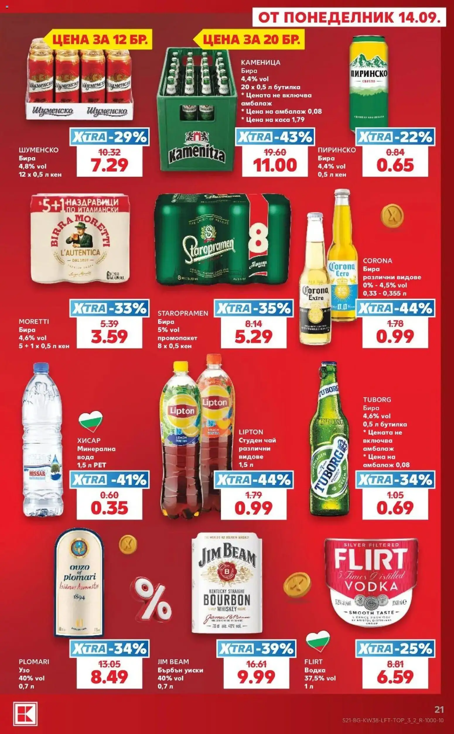 {H1} | Страница: 21 | Продукти: Чай, Бърбън, Водка, Jim Beam