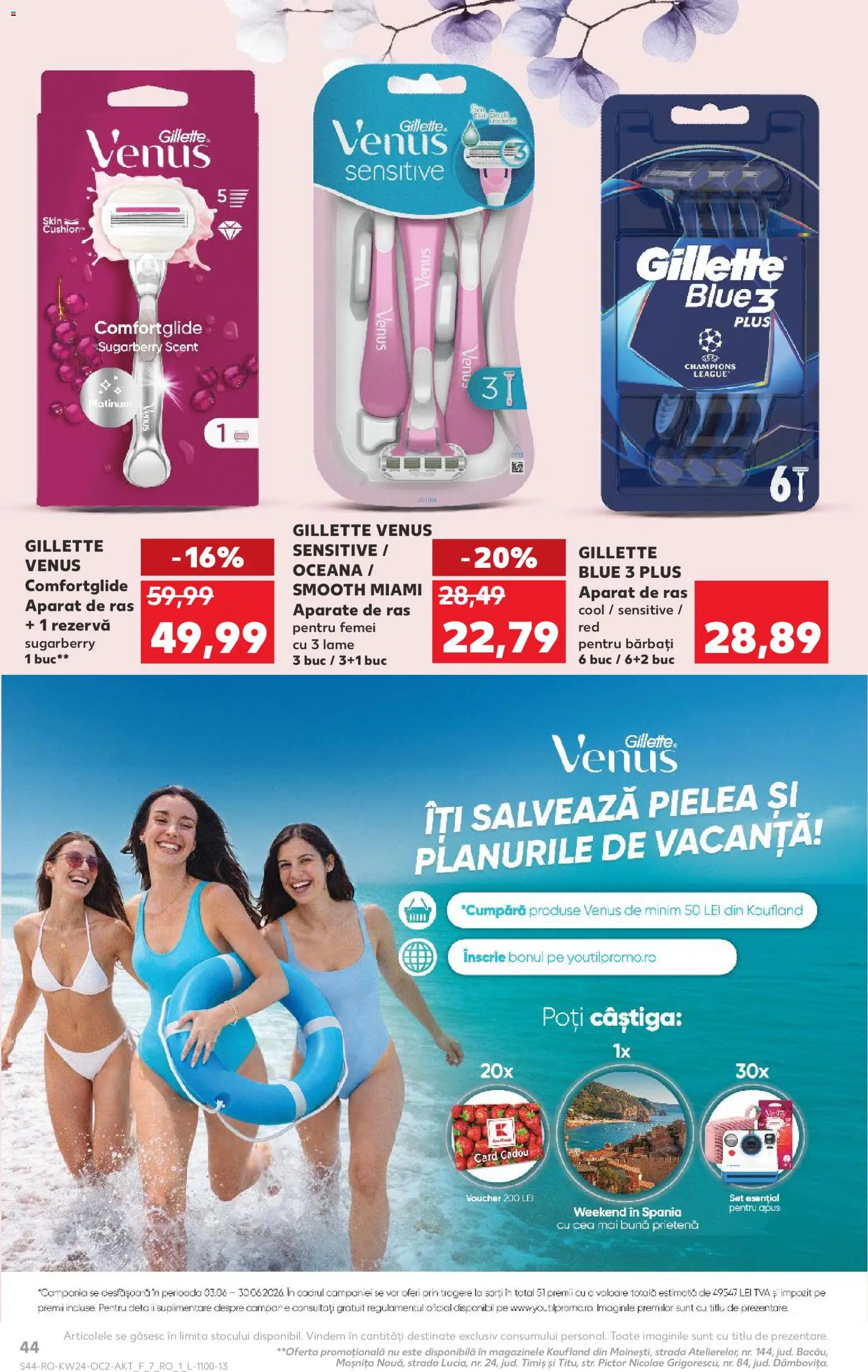 Noul catalog Kaufland – valabil de la 10.06.2026 | Pagină: 44 | Produse: Aparat De Ras