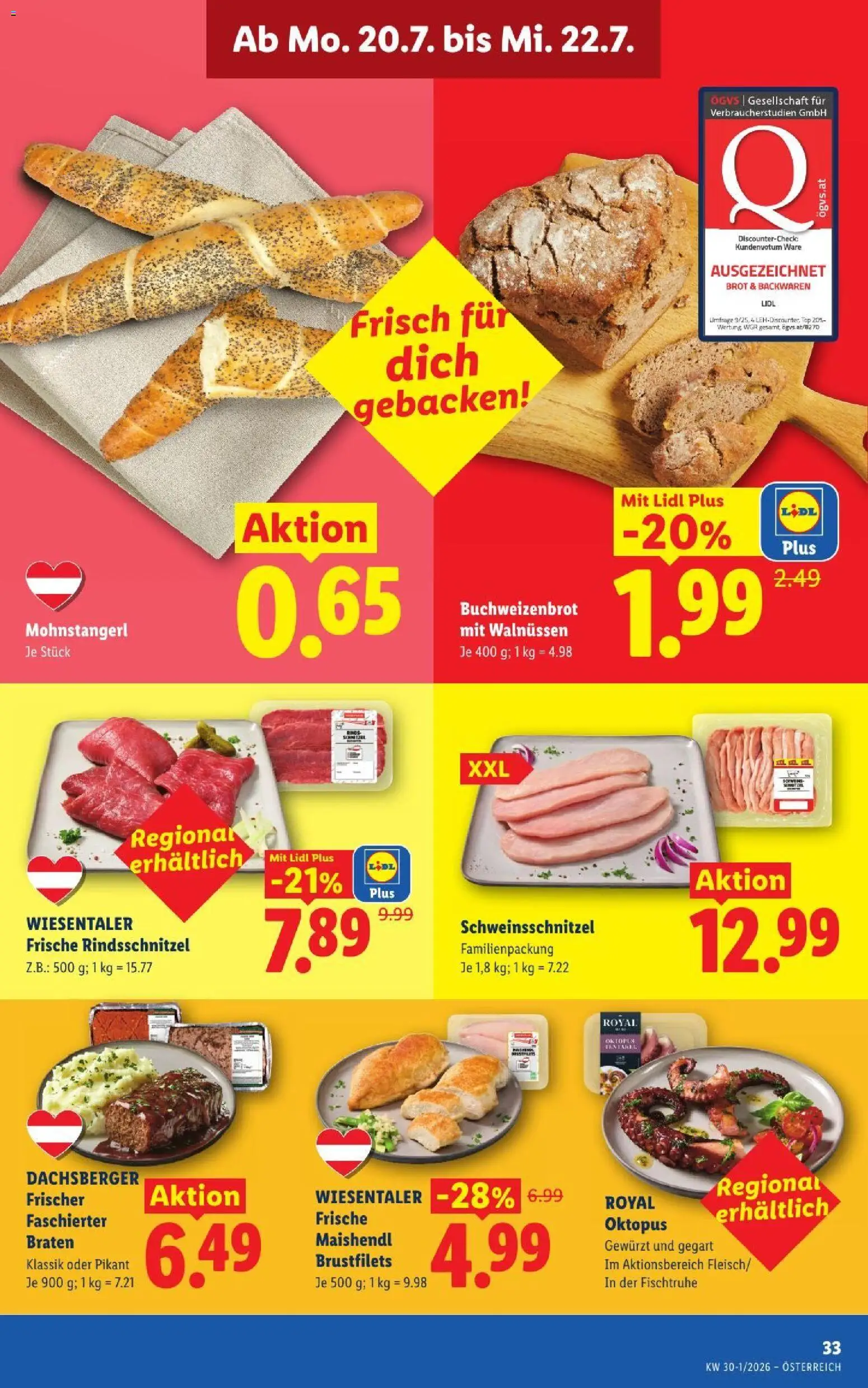 Lidl - Flugblatt gültig ab 16.07.2026 | Seite: 40 | Produkte: Brot
