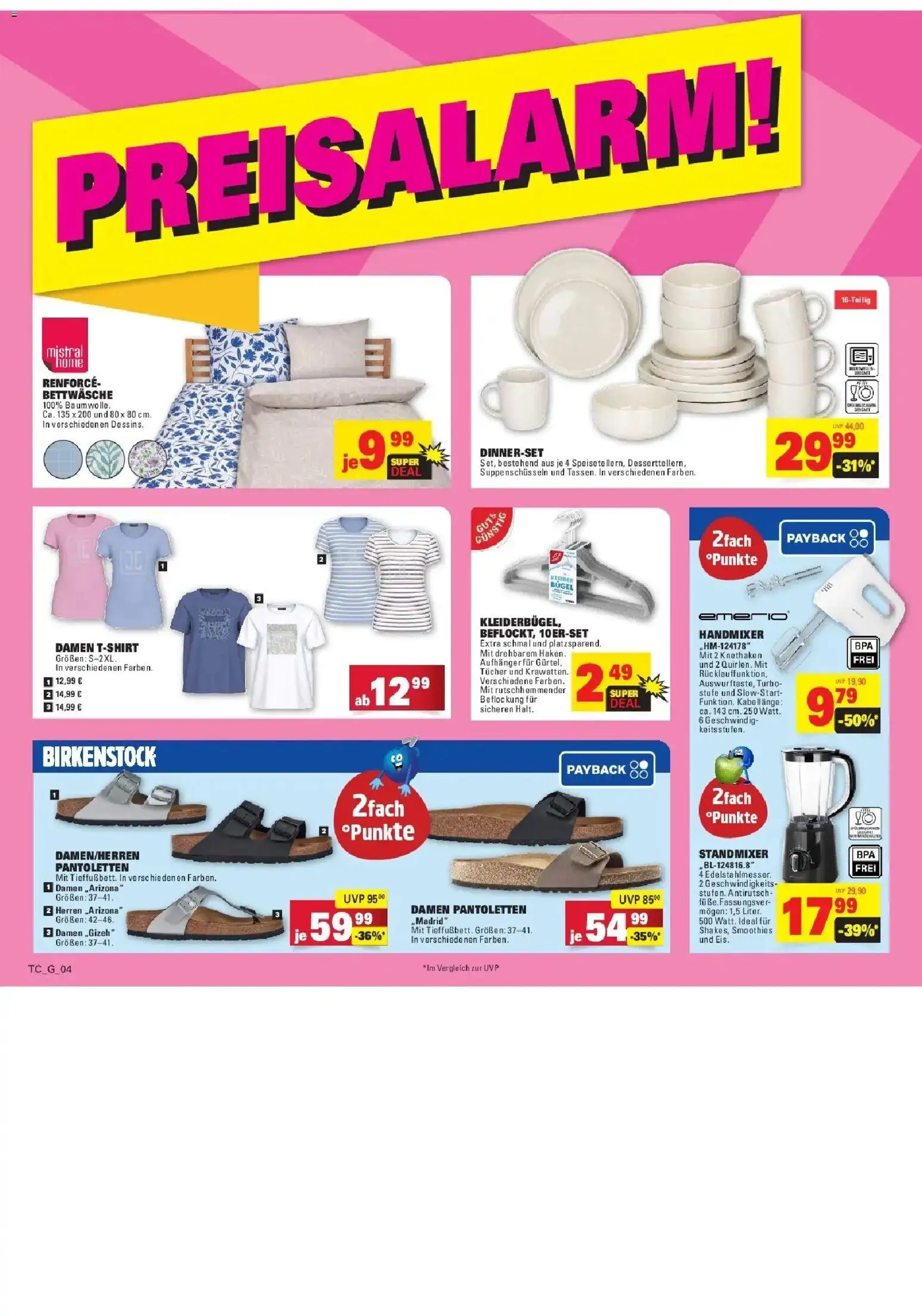 Edeka prospekt Wörth Am Rhein	 – gültig ab 04.05.2026 | Seite: 79 | Produkte: Mixer, T-Shirt, Bettwäsche, Handmixer