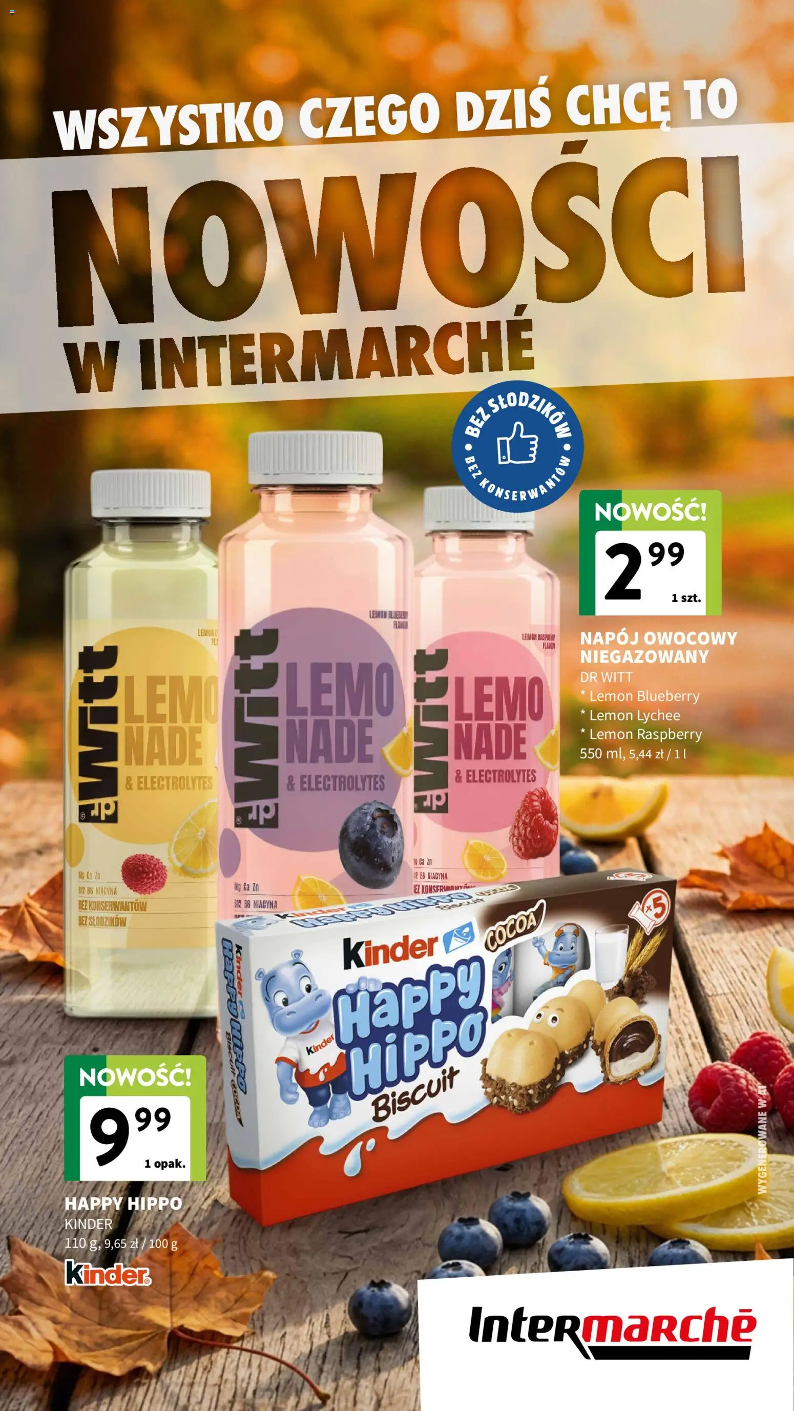 Intermarche gazetka - Nowości Wrzesień od 09.09.2026 | Strona: 1