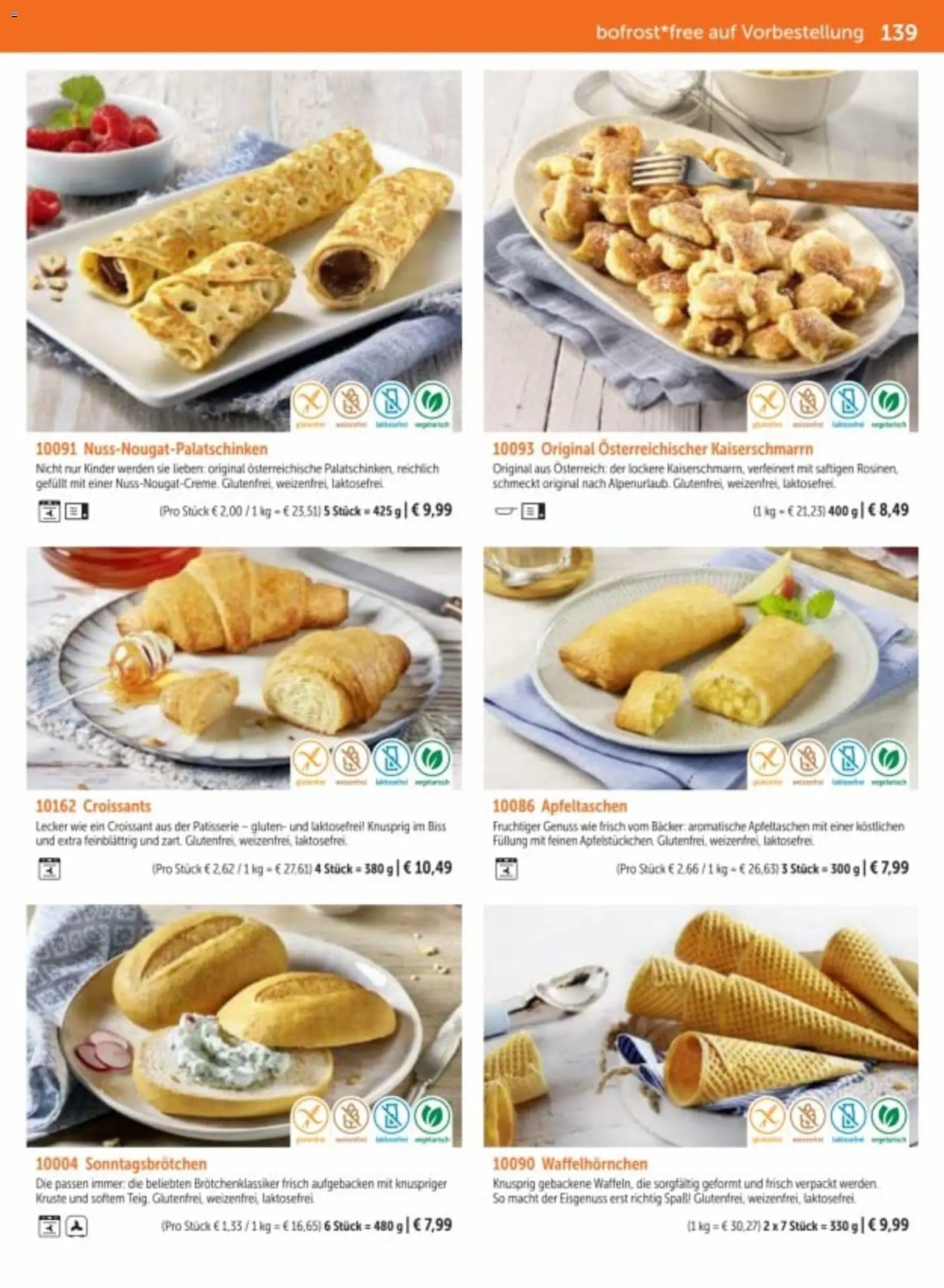 Bofrost Katalog – gültig ab 06.03.2026 | Seite: 139 | Produkte: Croissant