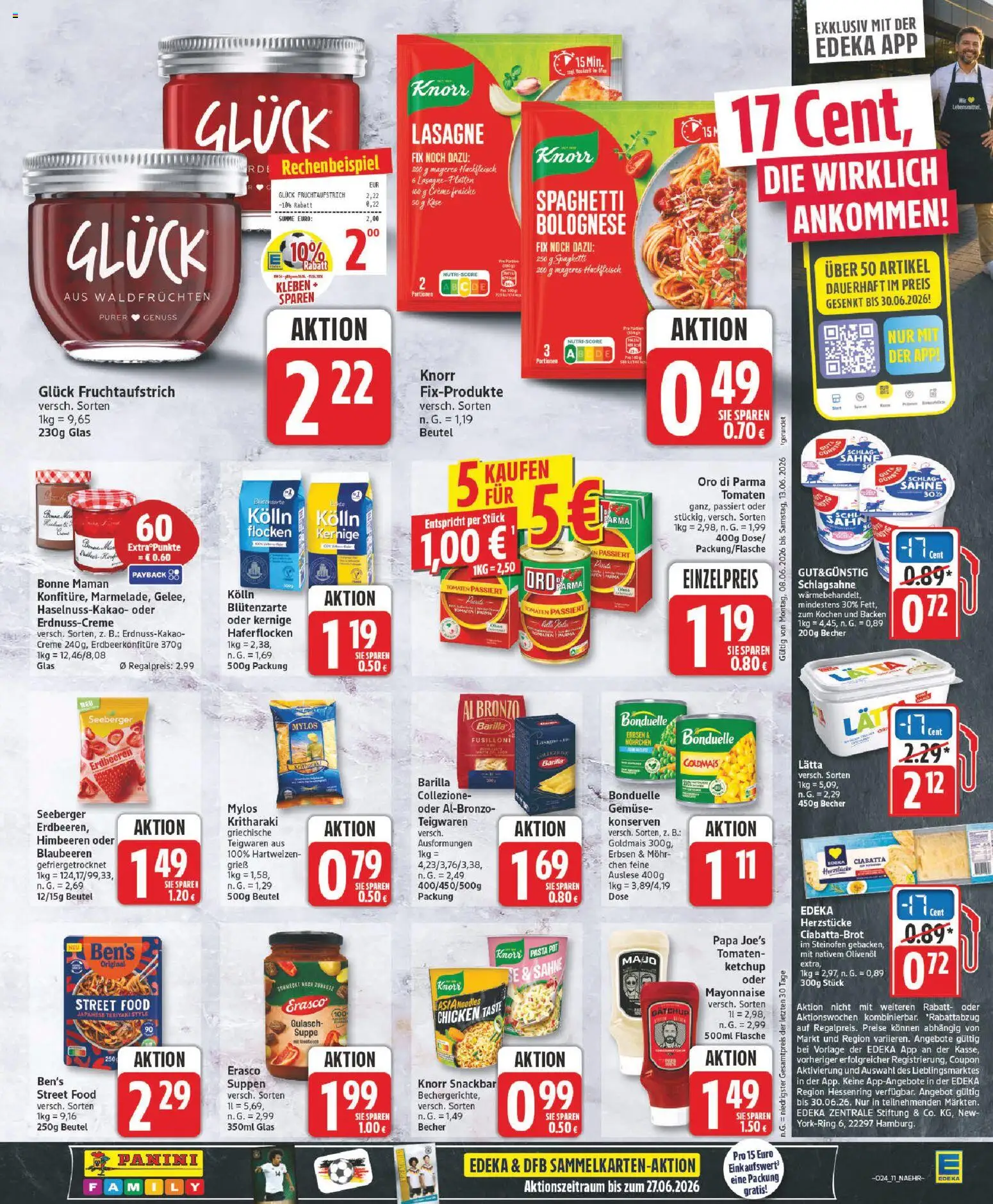Edeka Prospekt – gültig ab 08.06.2026 | Seite: 11 | Produkte: Himbeeren, Knorr, Oro di parma, Ketchup