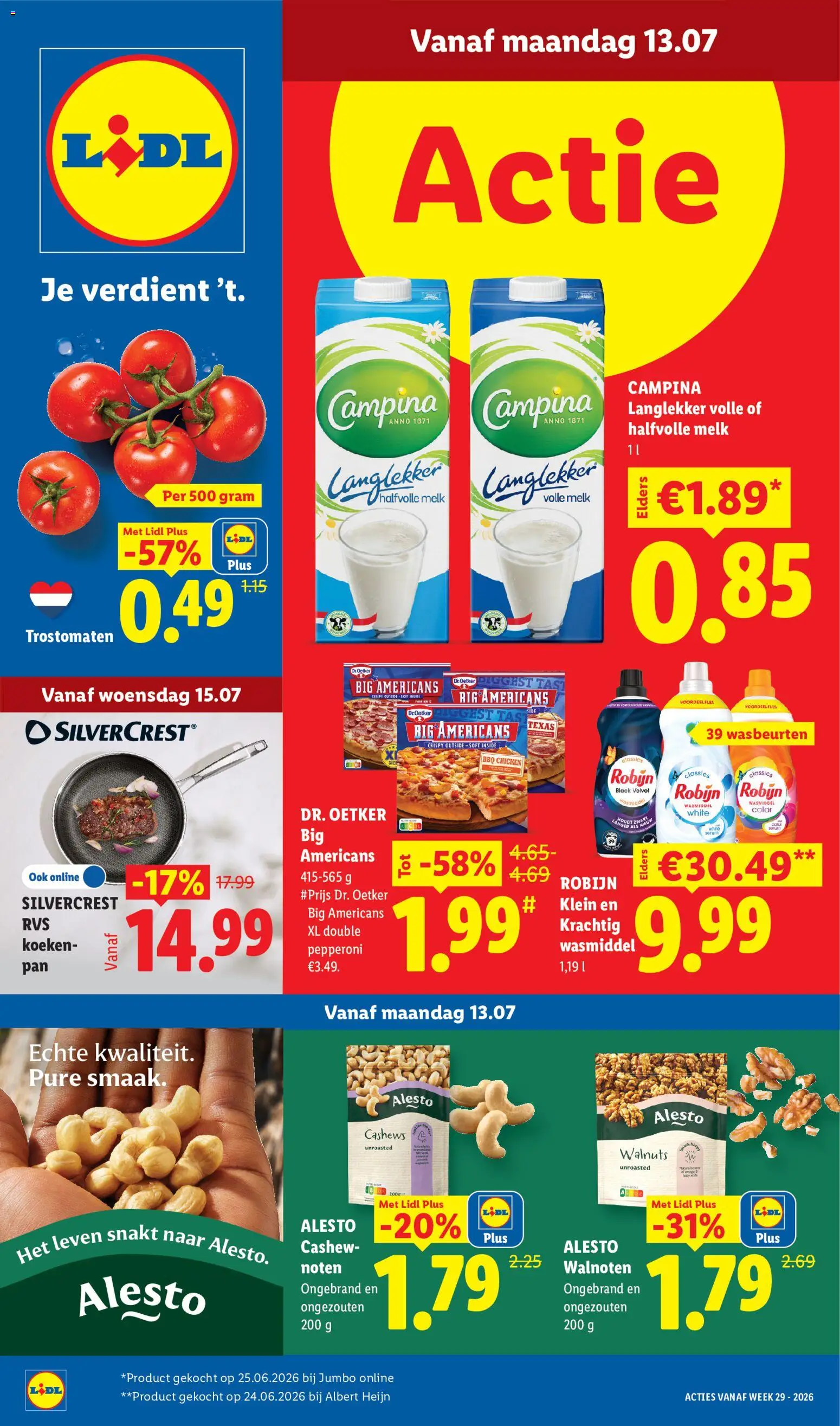 {H1} | Pagina: 1 | Producten: Wasmiddel, Robijn, Halfvolle Melk, Cashews