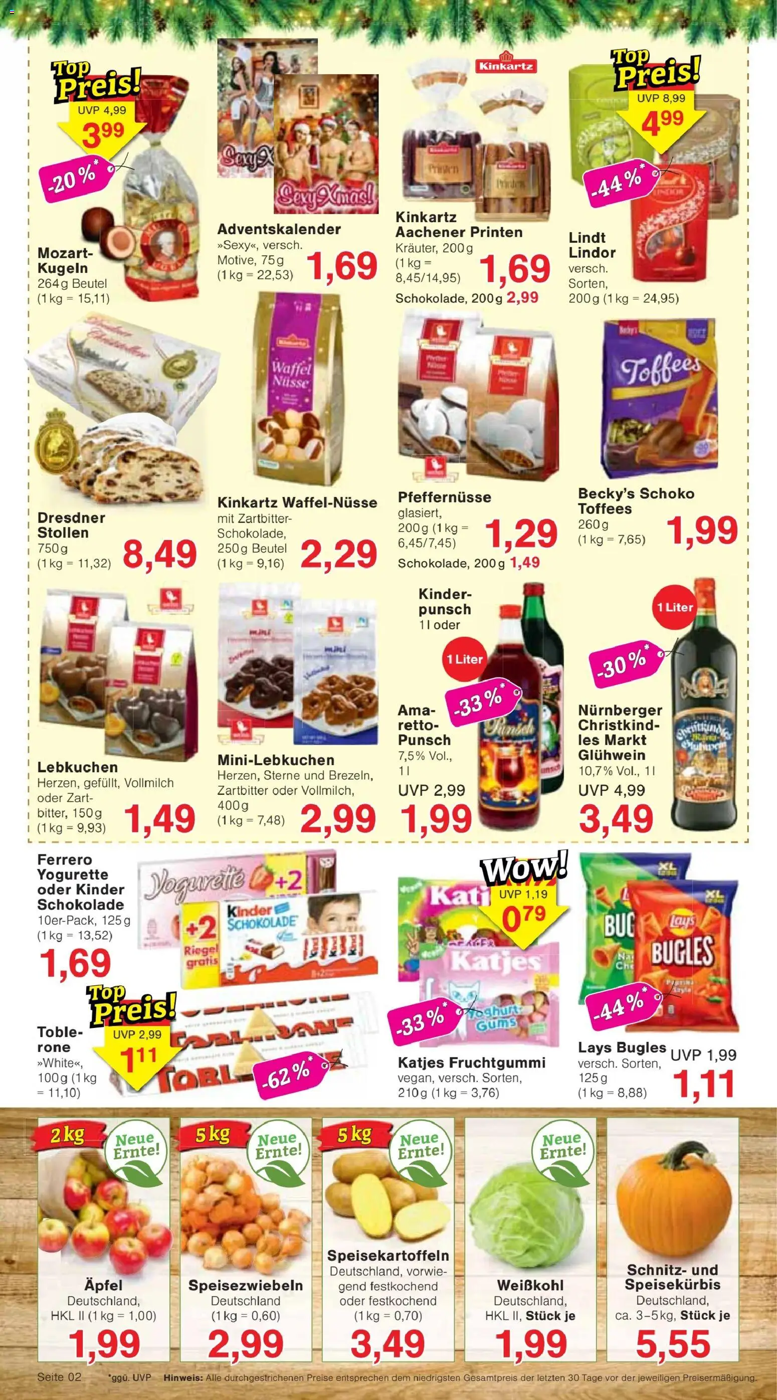 Jawoll Prospekt – gültig ab 19.10.2026 | Seite: 2 | Produkte: Katjes, Äpfel, Lindor, Lindt