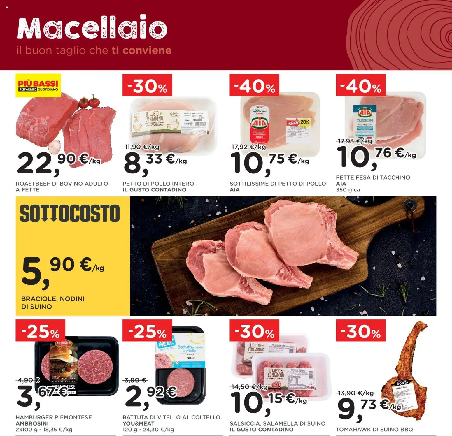 Volantino Poli del 15/07/2026 | Pagina: 10 | Prodotti: Bovino, Petto di Pollo, Salamella, Hamburger