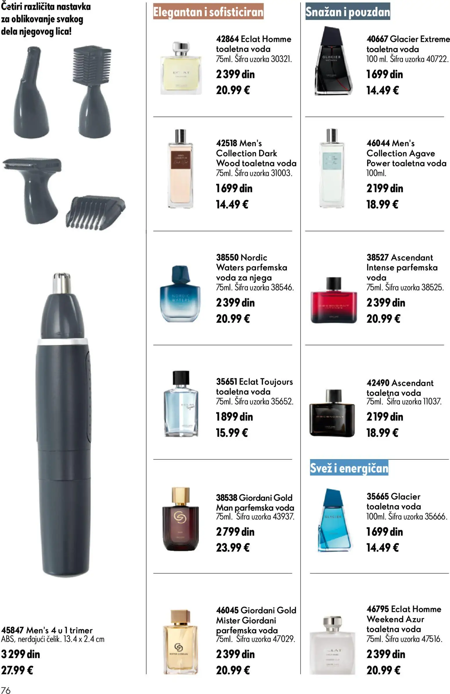 Oriflame katalog - važi od 05.08.2026 | Strana: 76