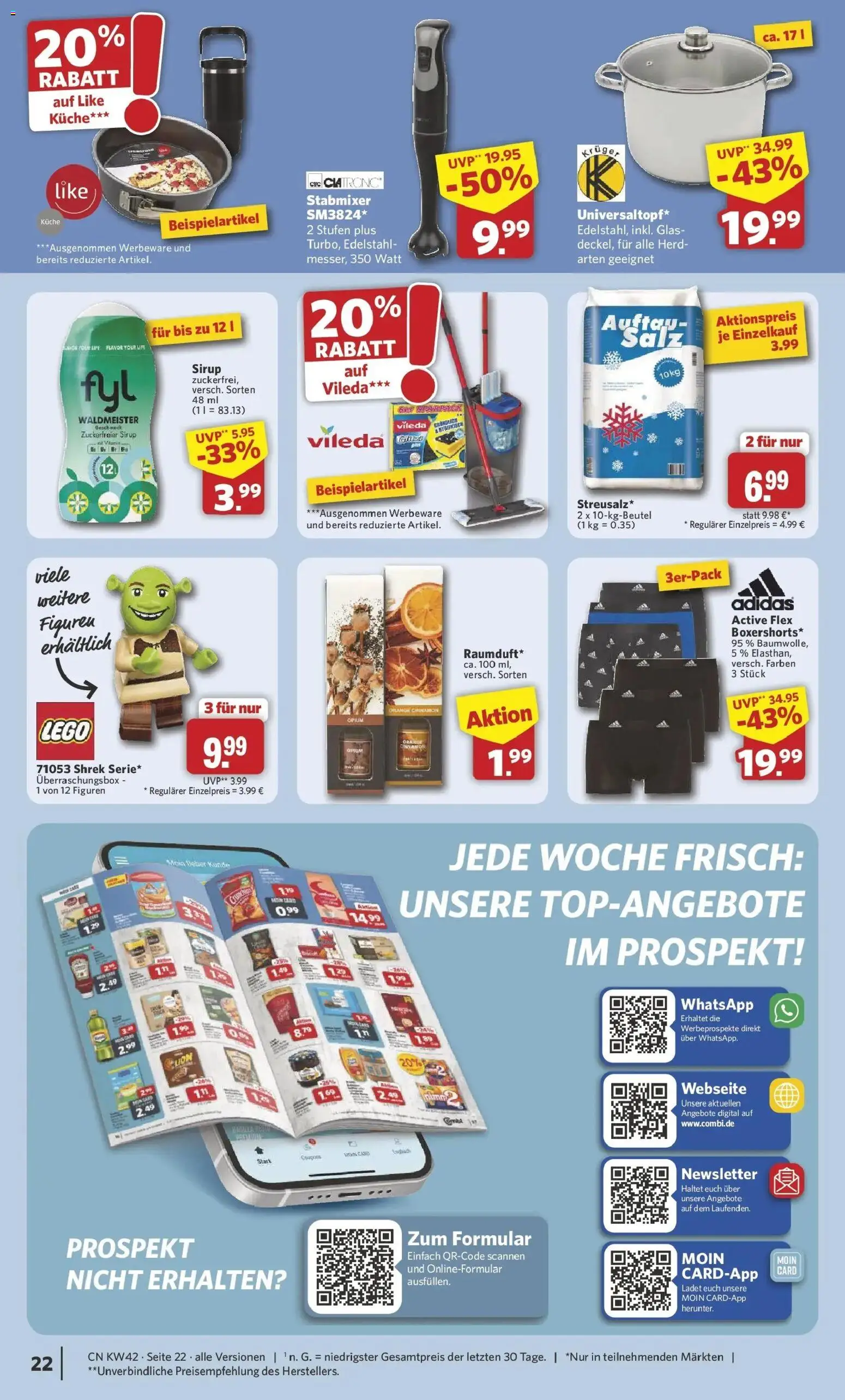 Combi Prospekt Dülmen – gültig ab 12.10.2026 | Seite: 24 | Produkte: Herd, Sirup, Salz, Stabmixer