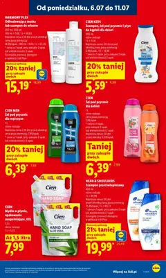 Pogląd oferty "HARMONY PLEX Odbudowująca maska lub szampon do włosów, 200 ml, 300 ml" - ważna od 06.07.2026 | Strona: 59 | Produkty: Płyn do kąpieli dla dzieci, Szampon, Mydło, Żel pod prysznic