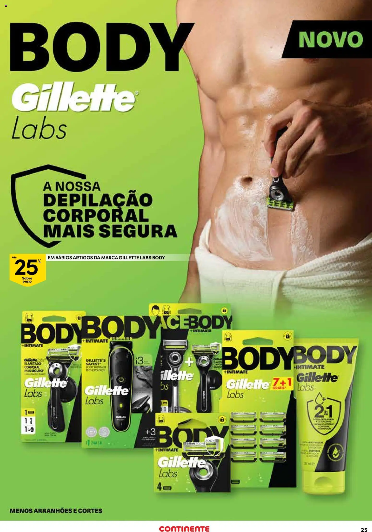 Continente Açores  │ válido de 14.05.2026 | Página: 25 | Produtos: Creme depilatório, Creme