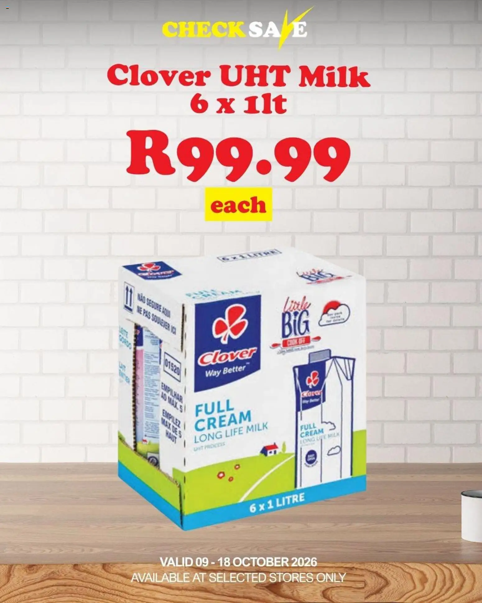 New Check Save catalogue – valid from 09/10/2026 | Page: 15 | Products: Milk, Cream