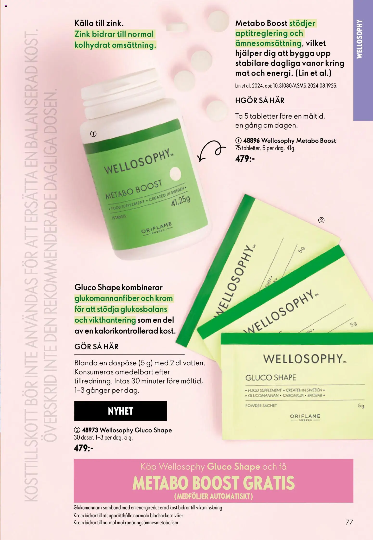 Oriflame reklamblad aktuell från 24/06/2026 | Sida: 77