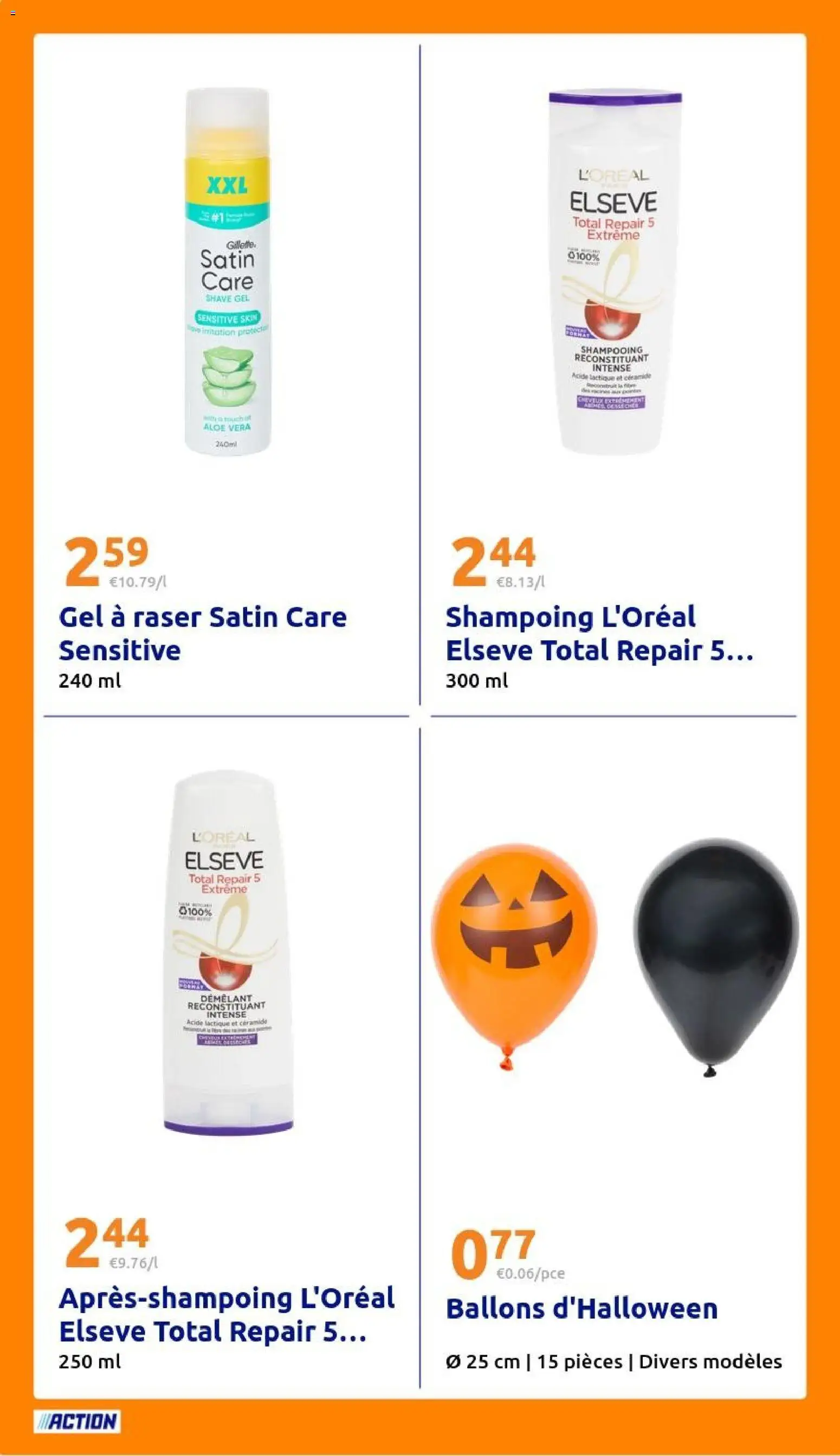 {H1} | Page: 36 | Produits: Gel à raser, Aloe vera, Shampooing, Shampoing