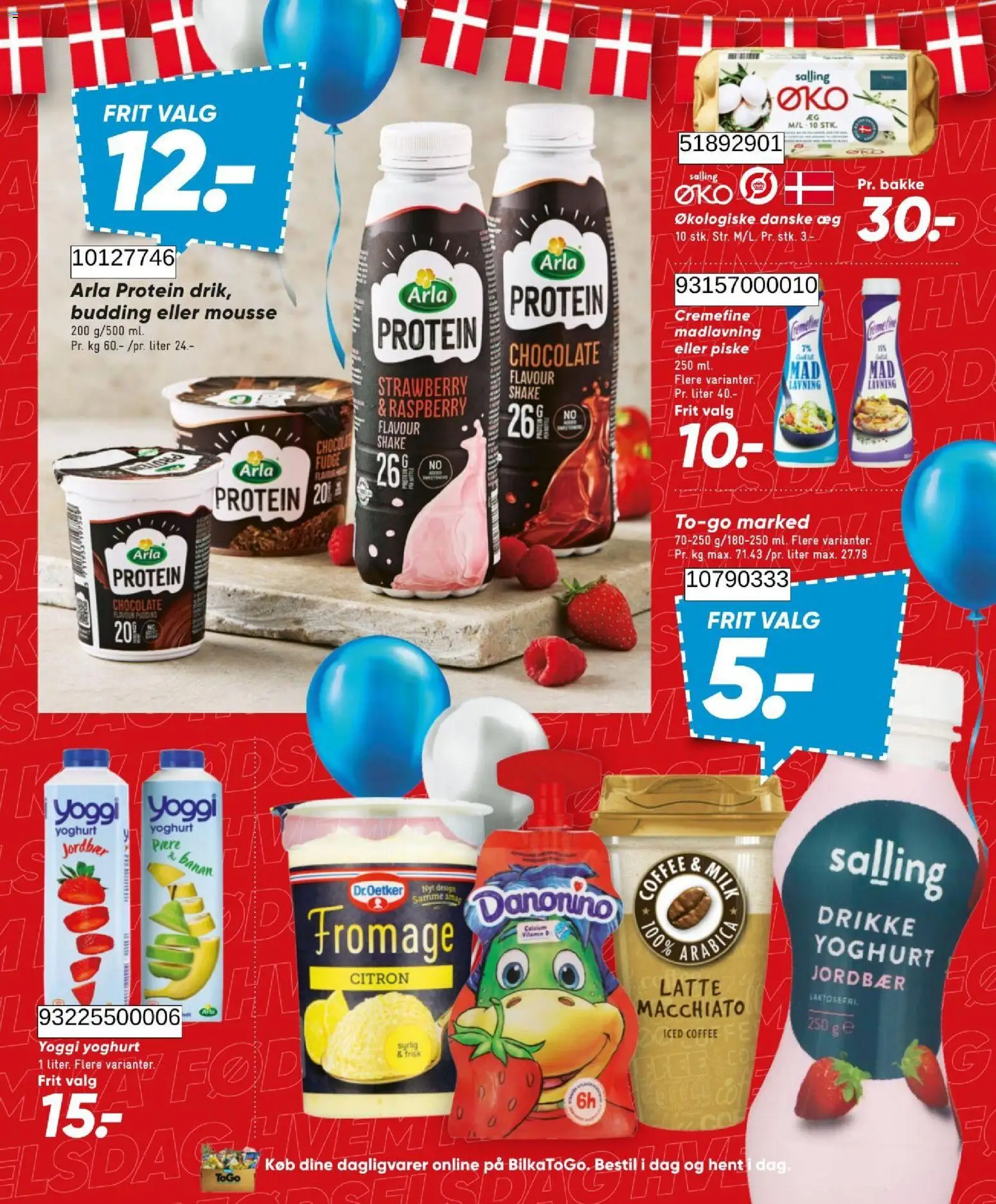 Bilka tilbudsavis – gyldig fra 07/08/2026 | Side: 36 | Produkter: Yoghurt, Æg, Jordbær