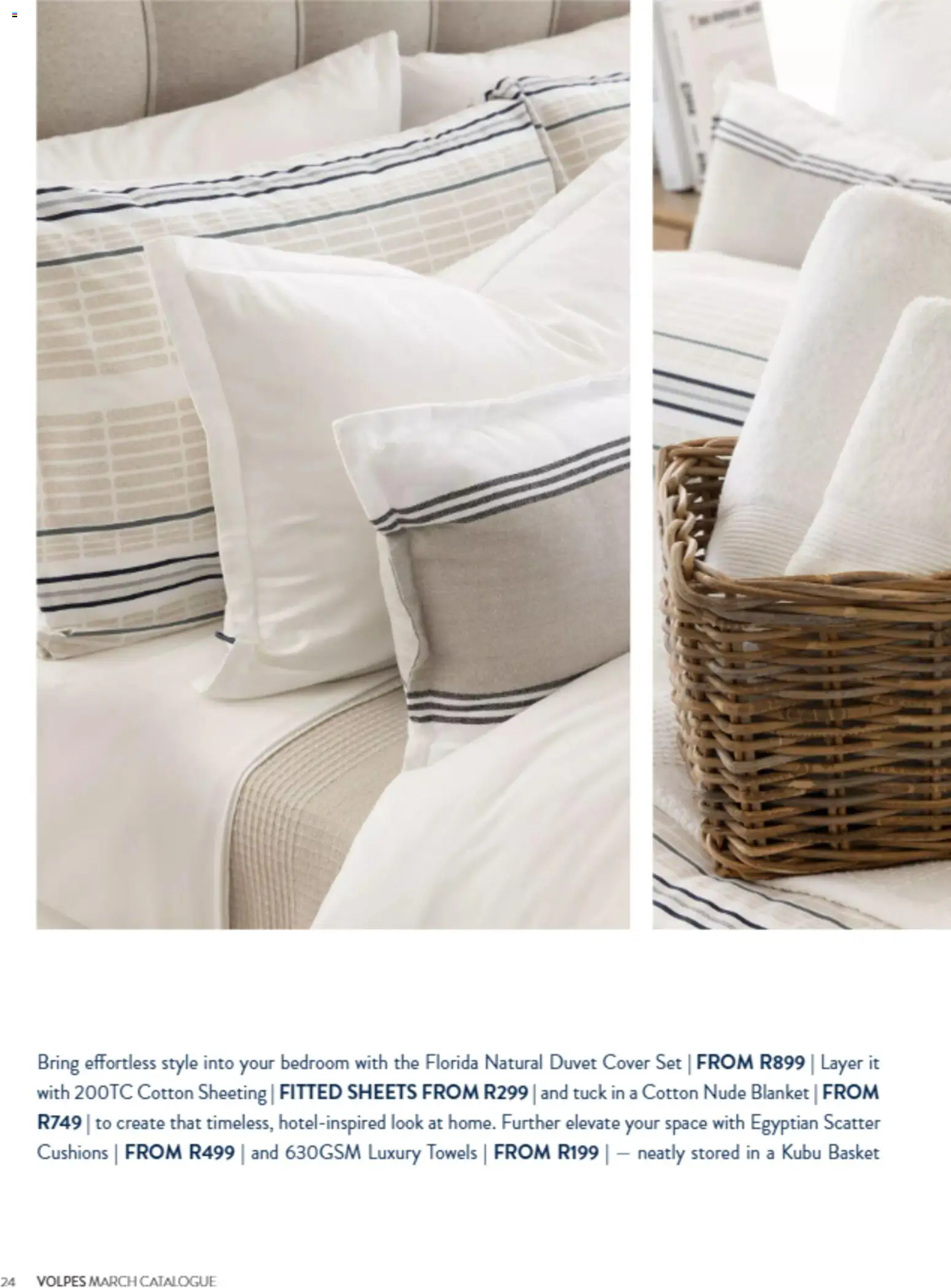New Volpes catalogue – valid from 01.03.2026 | Page: 24 | Products: Cover, Duvet, Blanket, Basket