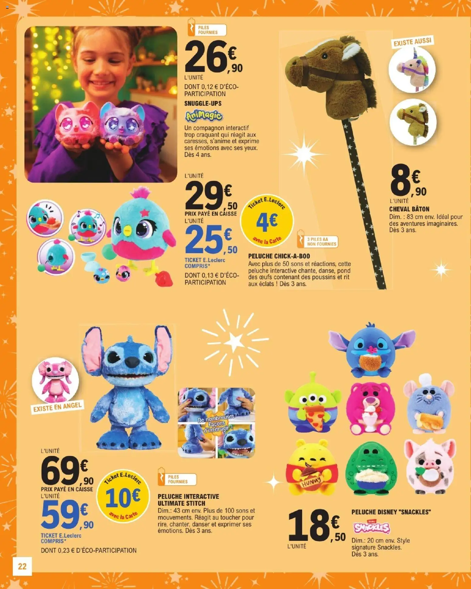 {H1} | Page: 22 | Produits: Piles AA, Peluche, Œufs, Piles