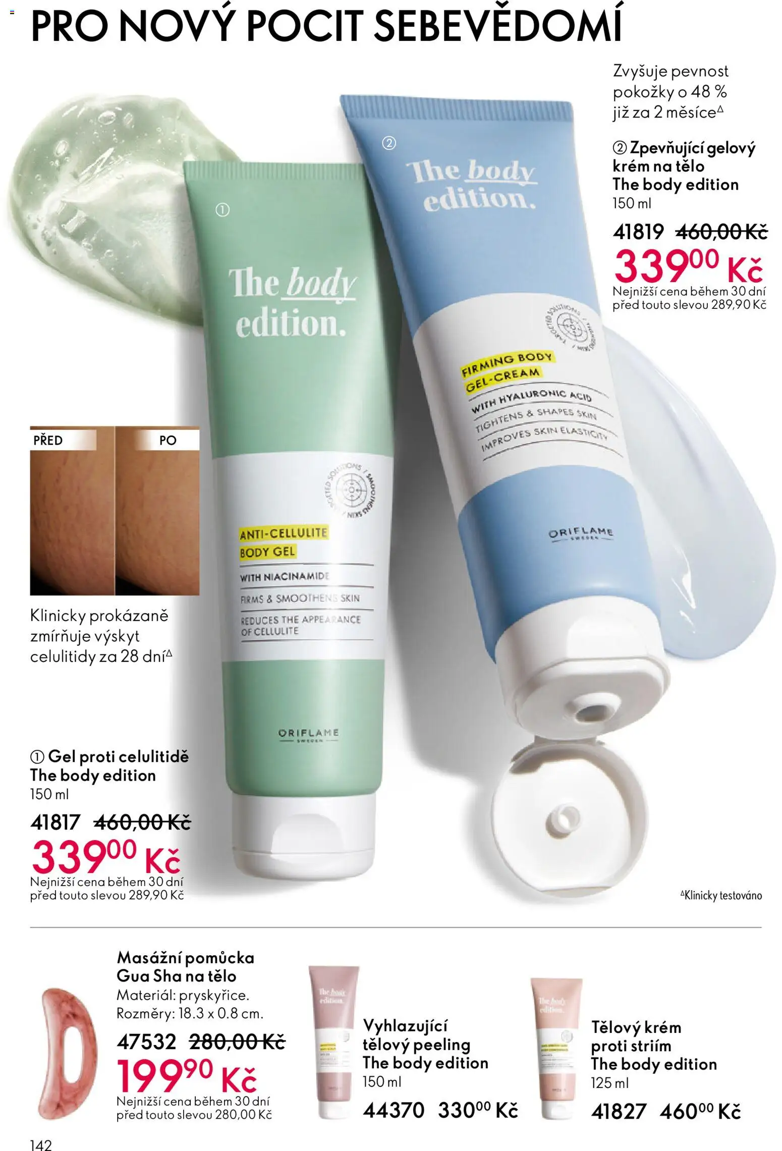 Oriflame katalog č. 08/2026 od 27.05.2026 | Strana: 142 | Produkty: Tělový krém, Krém, Body, Peeling