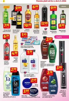 Koruna leták platný od 24.04.2026 | Strana: 21 | Produkty: Becherovka, Fernet, Fernet Stock, Alkohol