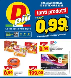 Anteprima del volantino D Più volantino valido a partire dal 31/08/2026