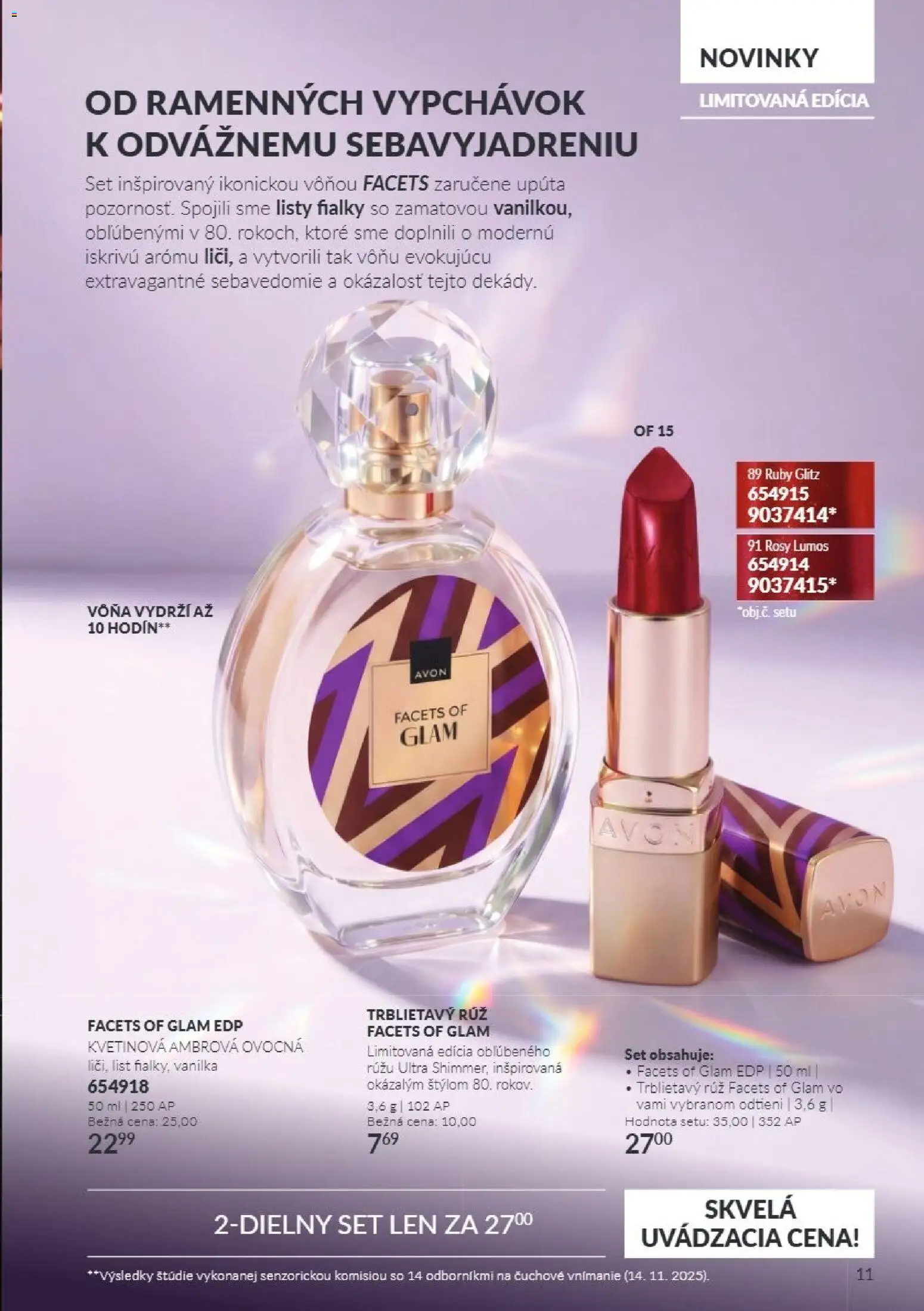 Nové Avon akcie – leták je platný od 01.11.2026 | Strana: 11 | Produkty: Vanilka