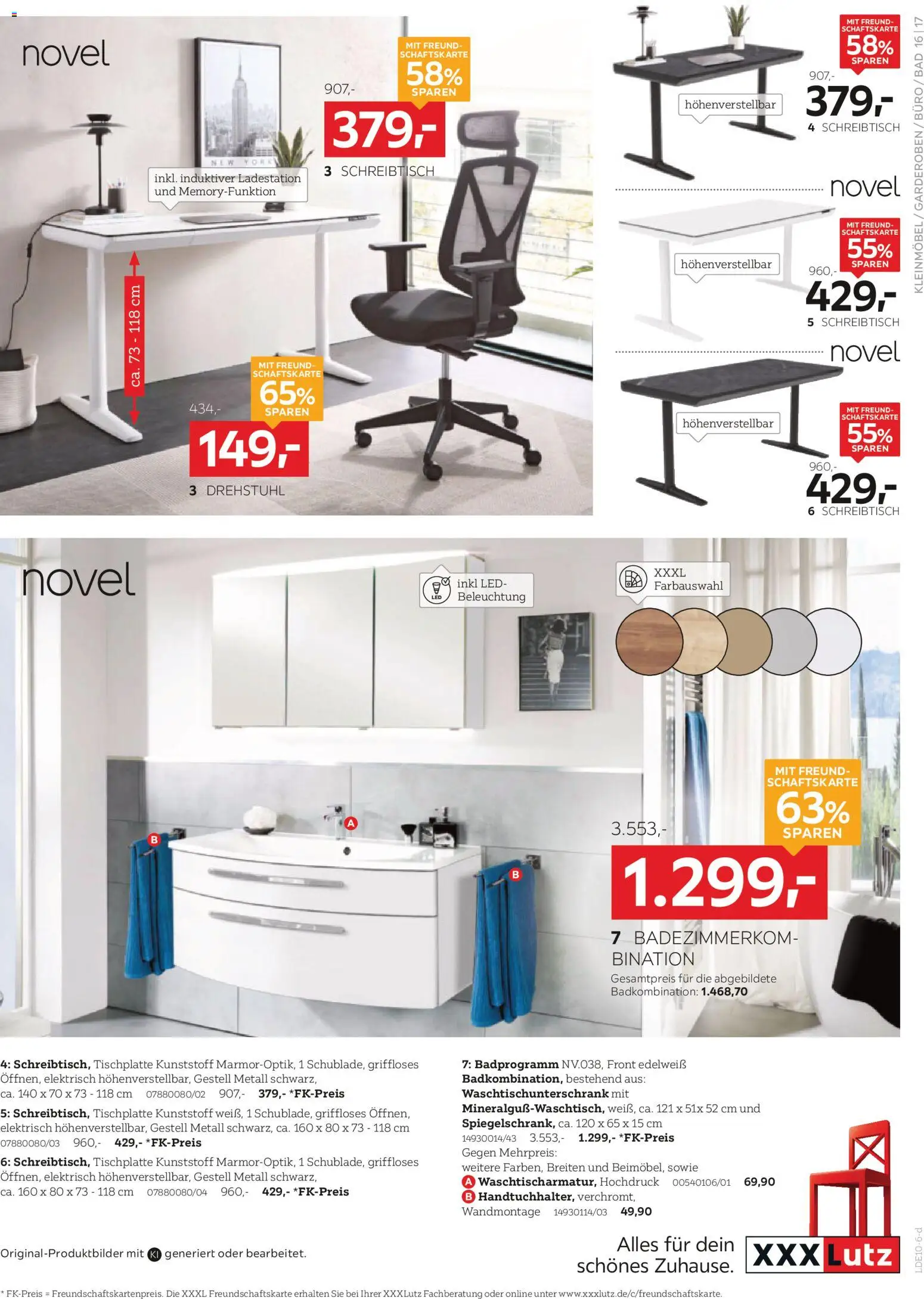 XXXLutz Nr. 1 beim Preis – gültig ab 17.10.2026 | Seite: 17 | Produkte: Wohnwand, Esstisch