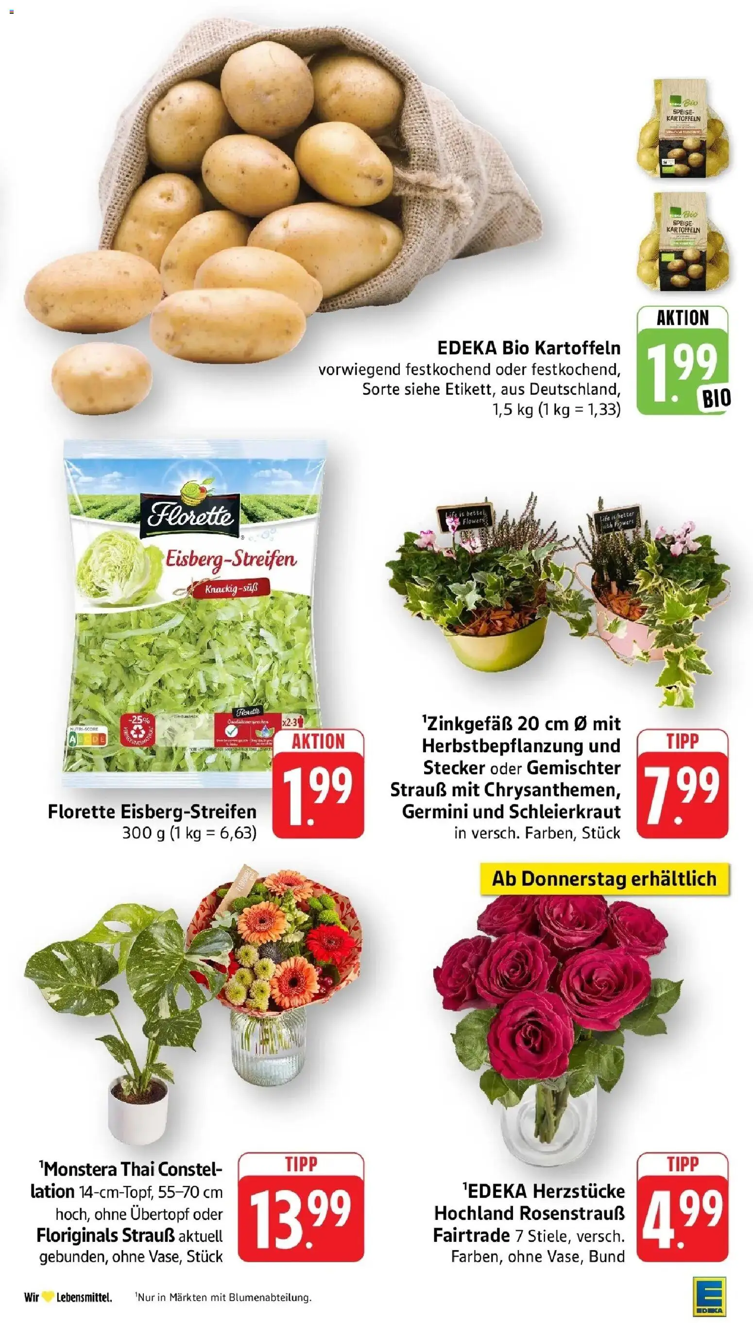 Edeka Prospekt Vaihingen-Kleinglattbach (ab 31.08.2026) » Angebote Online | Seite: 13 | Produkte: Kartoffeln