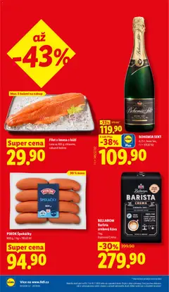 Náhled letáku Filet z lososa s kůží, cena za 100 g, chlazeno, vakuově baleno od 16.07.2026 | Strana: 4